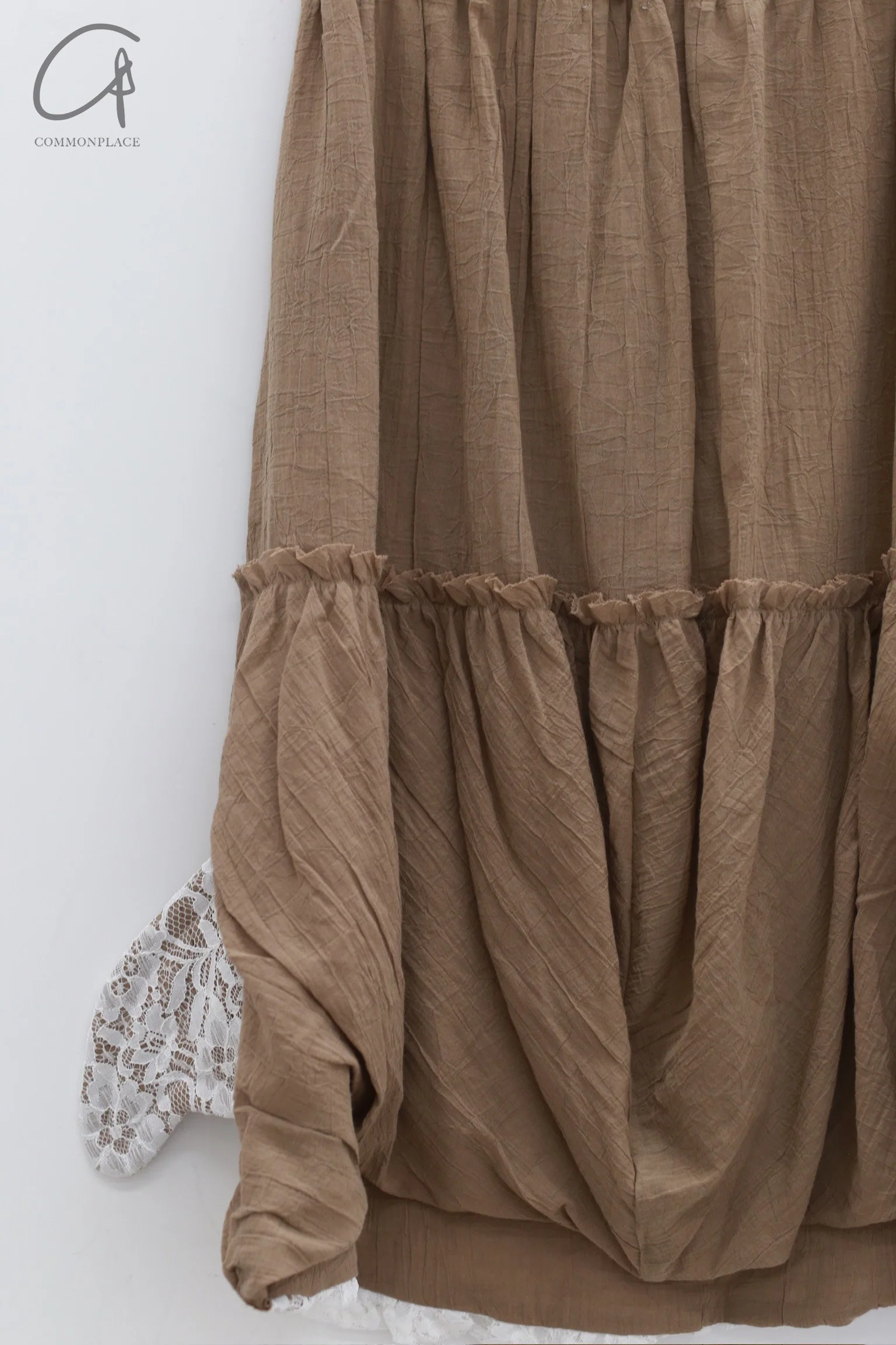 VeniceW lace cloud skirt VeniceW lace cloud skirt VCW-1S-MIHUANG beige - Image 3