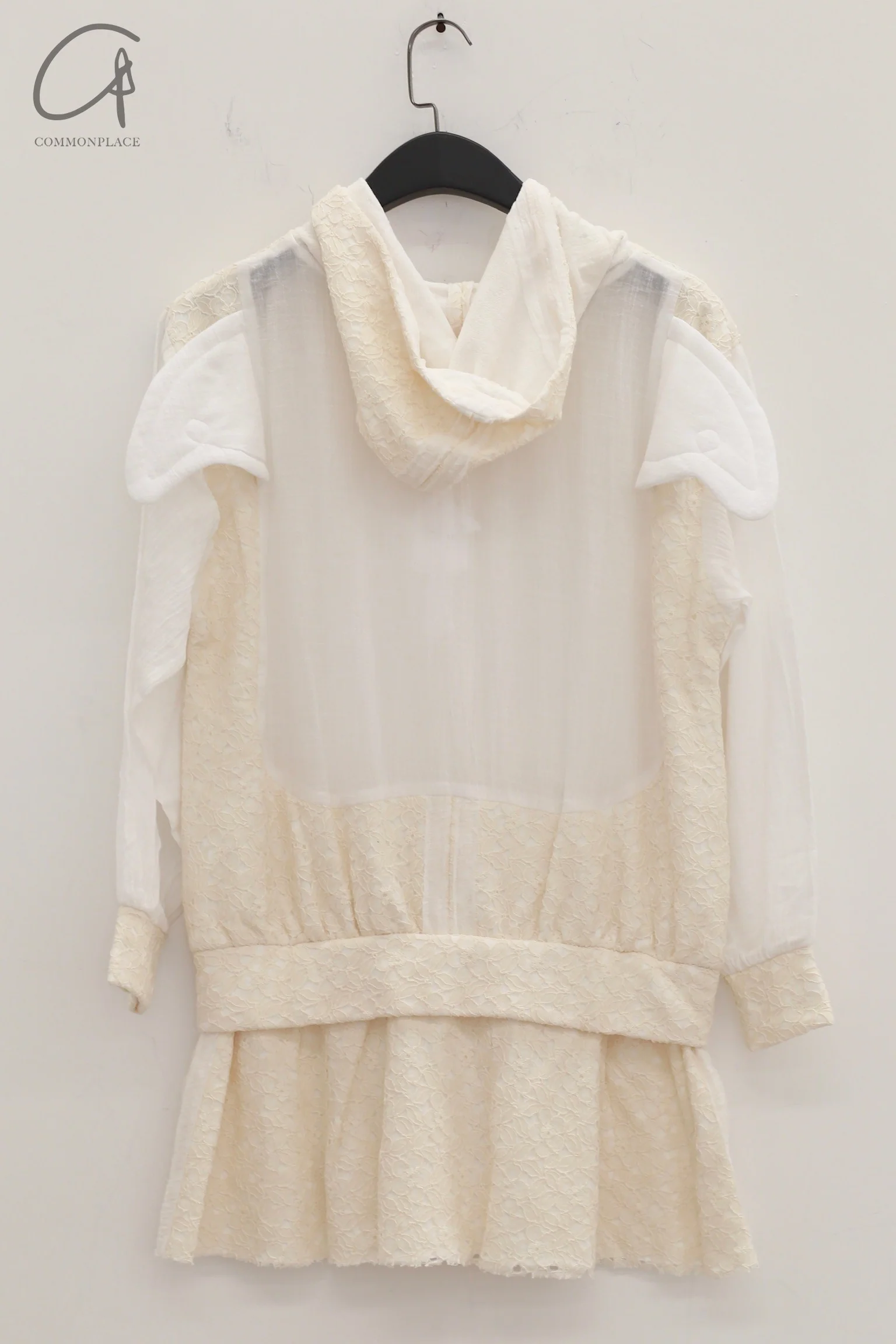 VeniceW 24 spring and summer lace hoodie 1HD sky egg - Image 4