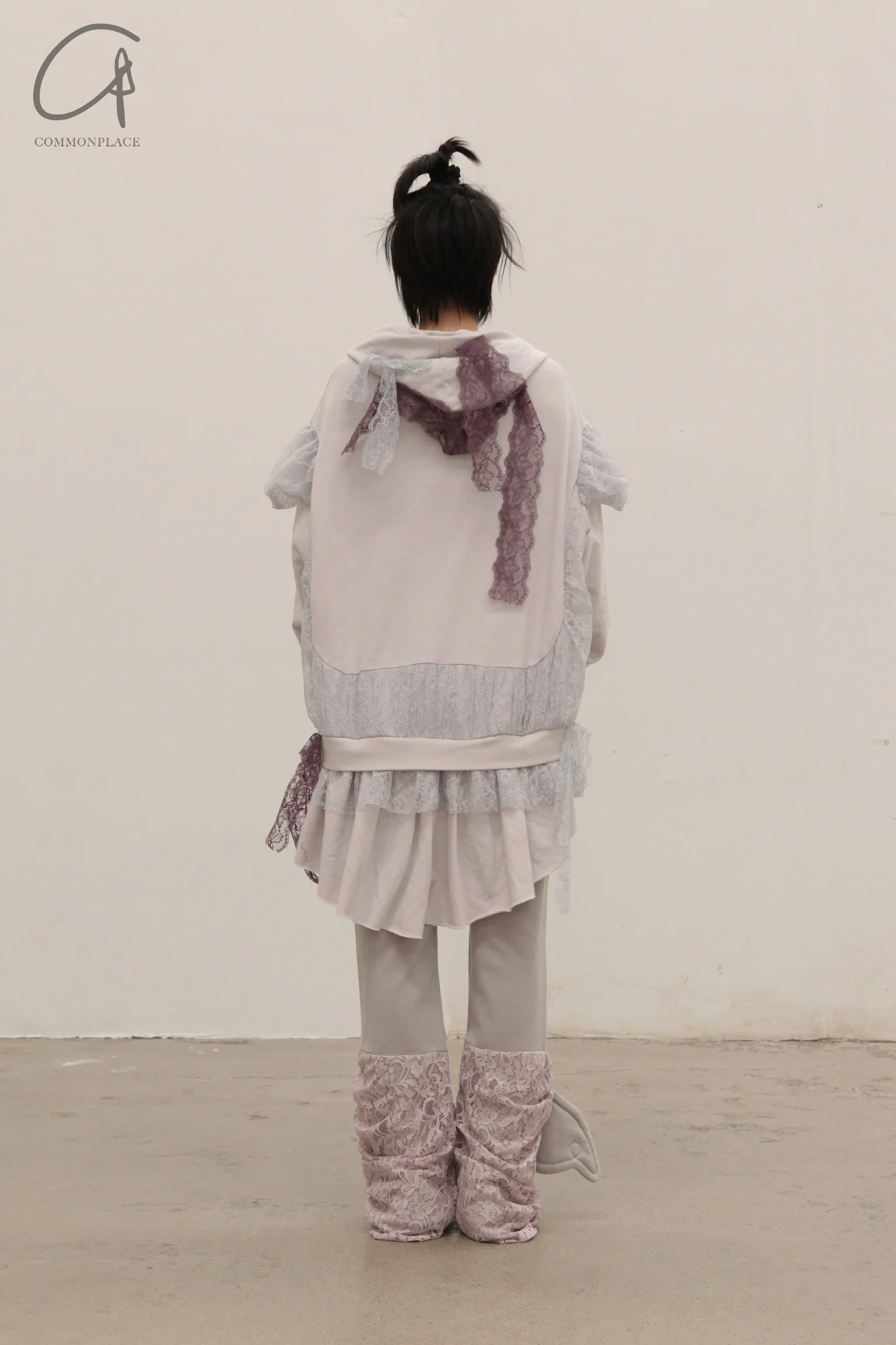 VeniceW 24 Spring/Summer Socks Sweatpants VCW-1SP-BF White Powder - Image 6