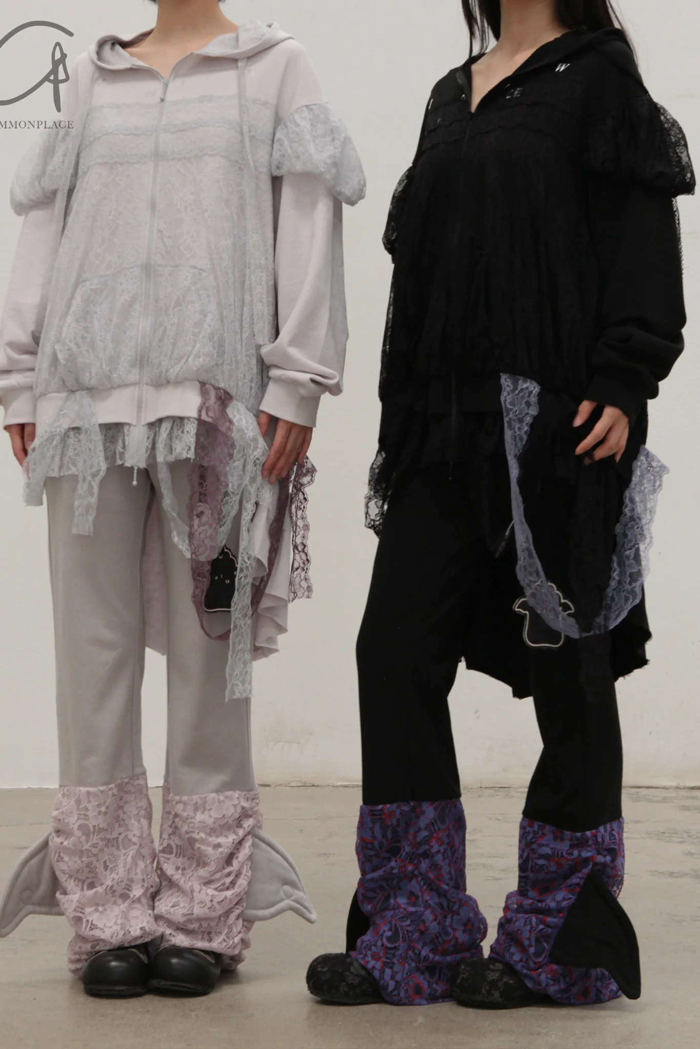 VeniceW 24 Spring/Summer Socks Sweatpants VCW-1SP-HZ Black Purple - Image 9