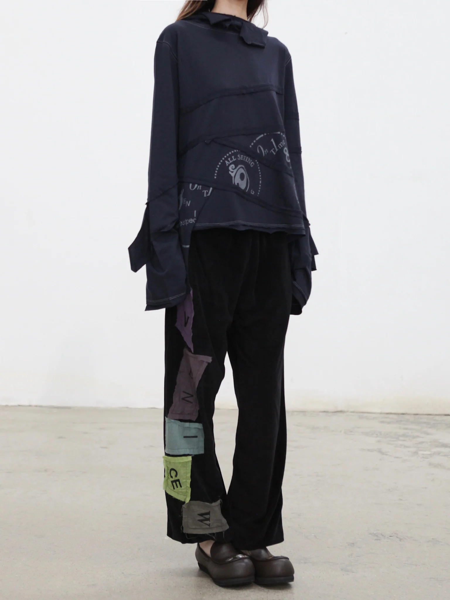 VeniceW 25 Autumn and Winter Hooded T-shirt VCW-T1-Night - Image 3
