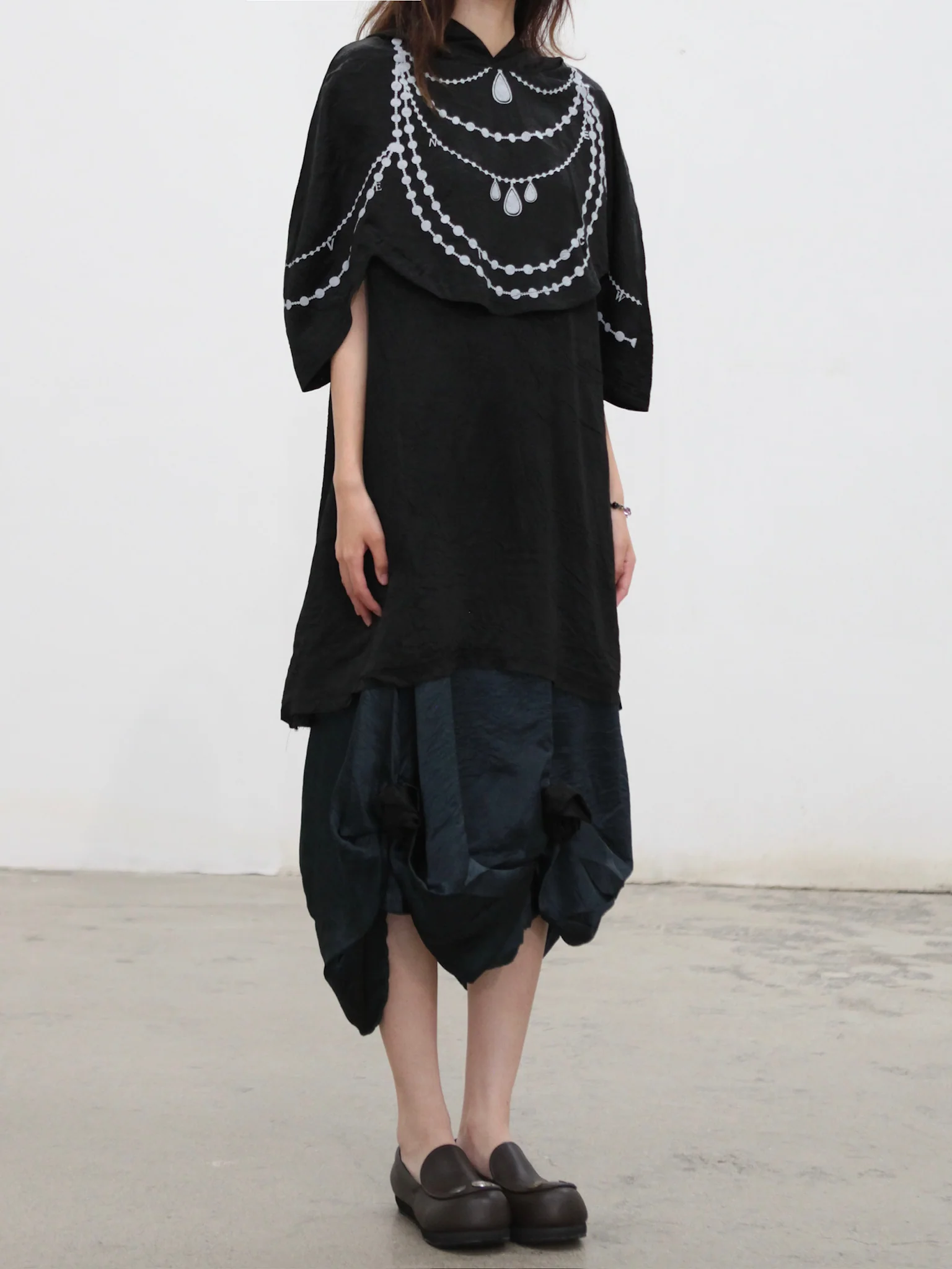 VeniceW 25 Autumn/Winter Edwardian Dress VCW-D3-Caviar - Image 4
