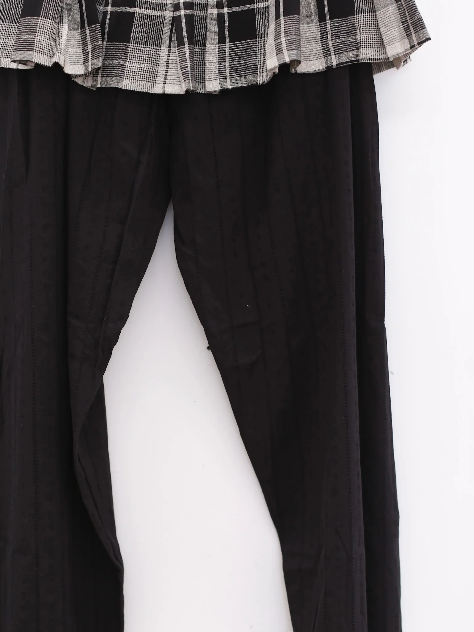 VeniceW Skirt Sweatpants Series VCW-SPNJ-Black Beige - Image 3
