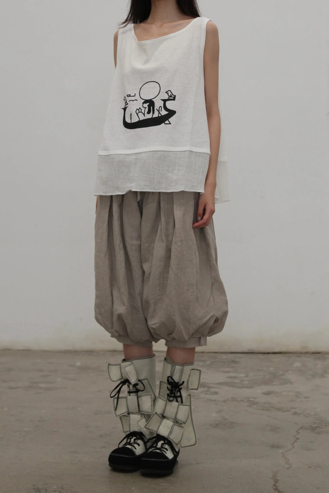 VeniceW Spring/Summer 2026 Morning Boat Top/Vest VCW-SS26 T3-Paper - Image 2