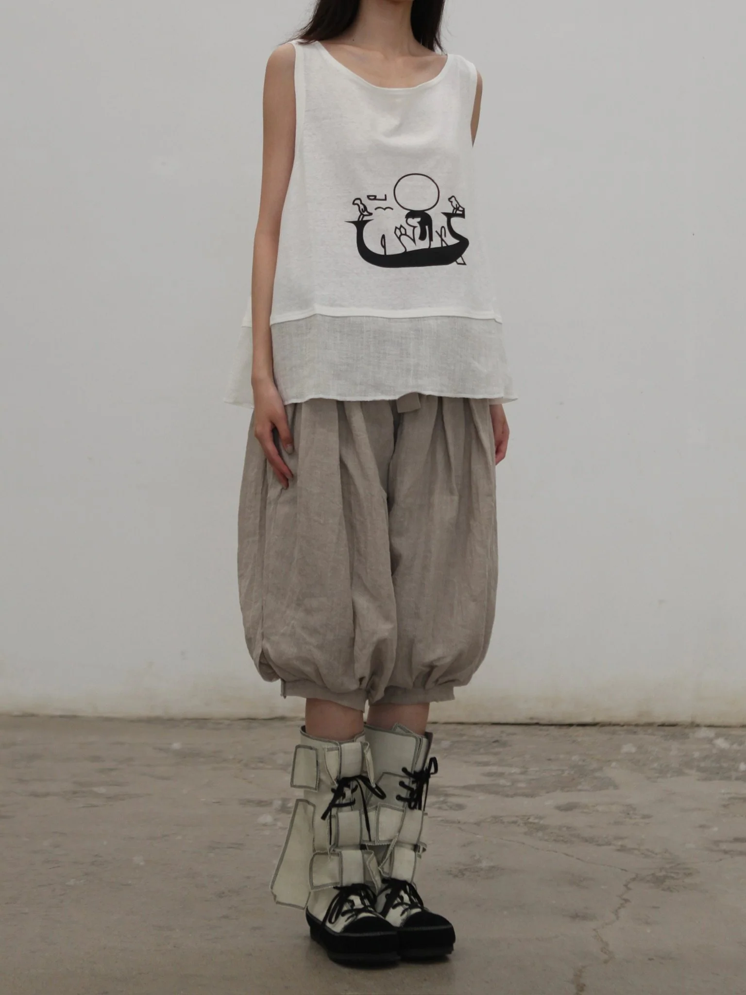 VeniceW Spring/Summer 2026 Morning Boat Top/Vest VCW-SS26 T3-Paper - Image 3