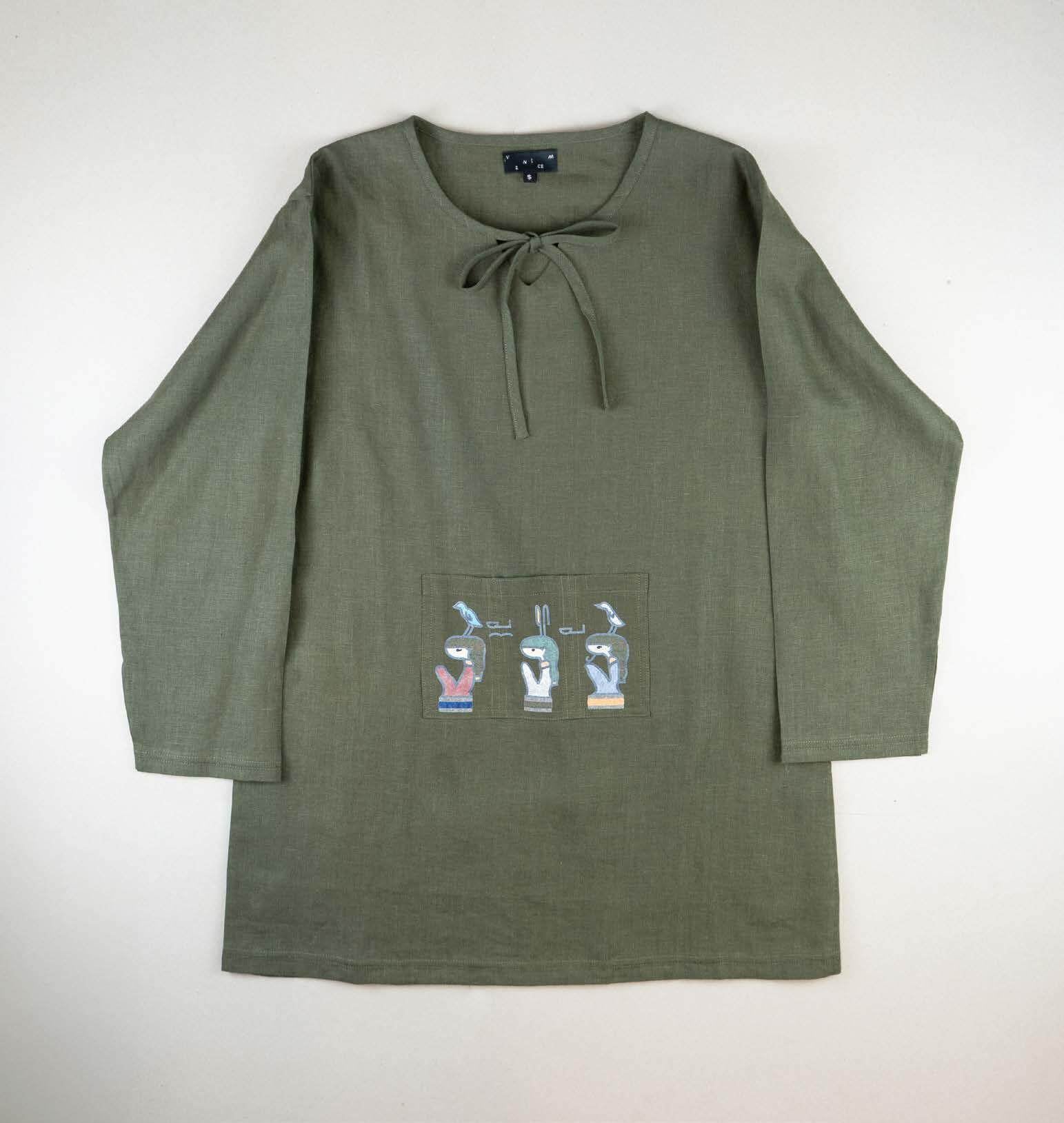 VeniceW Spring/Summer 2026 Painter's Robe Dress VCW-SS26 T5-Leaf - Image 8