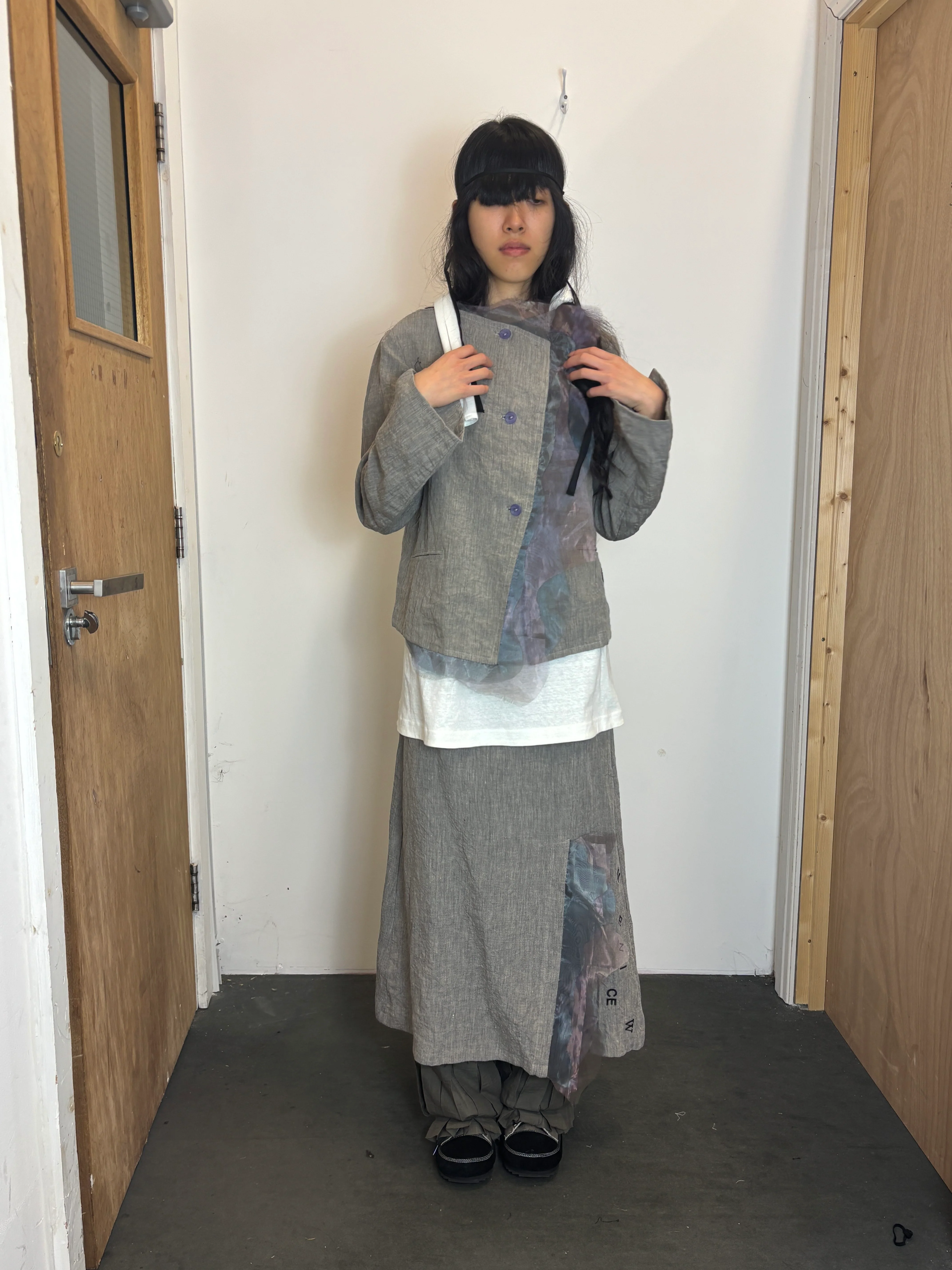 VeniceW Spring/Summer 2026 Patchwork Three-Button Aura Jacket (Thailand) VCW-SS26 JA-Flourite - Image 16