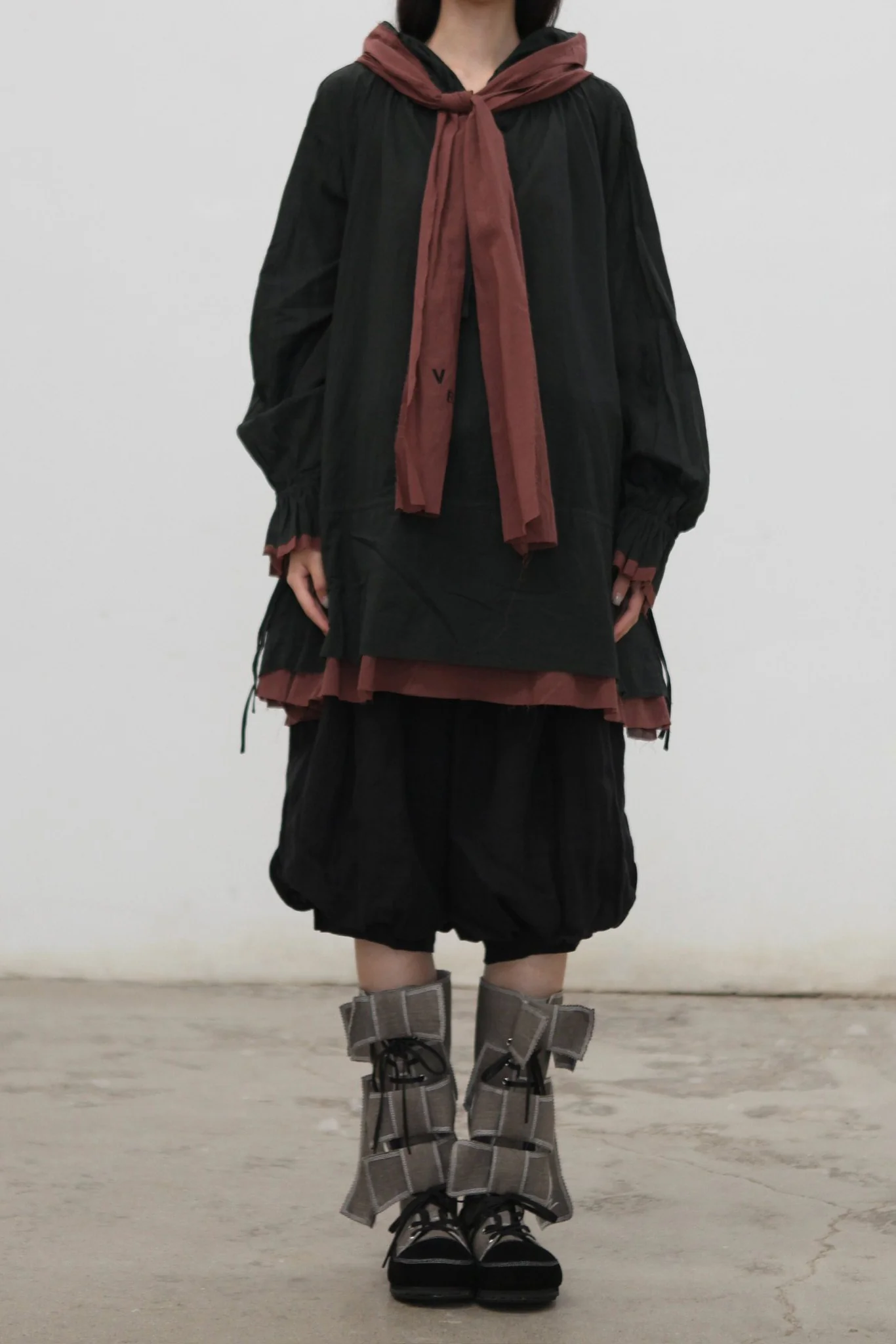 VeniceW Spring/Summer 2026 Pirate Hooded Sweatshirt Dress VCW-SS26 HD3-Mars - Image 2