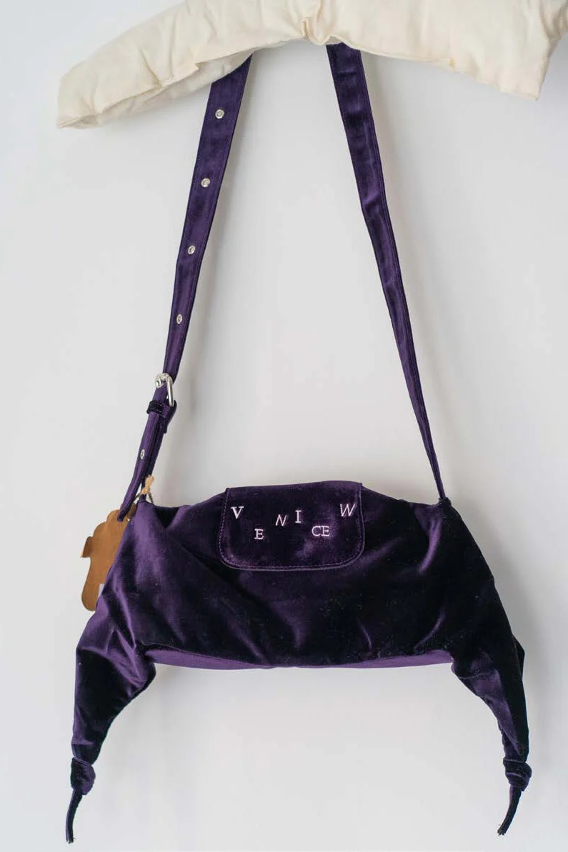 VeniceW Spring/Summer 2026 Regular Size Flight Bag VCW-B-1V-Purple Velvet - Image 2