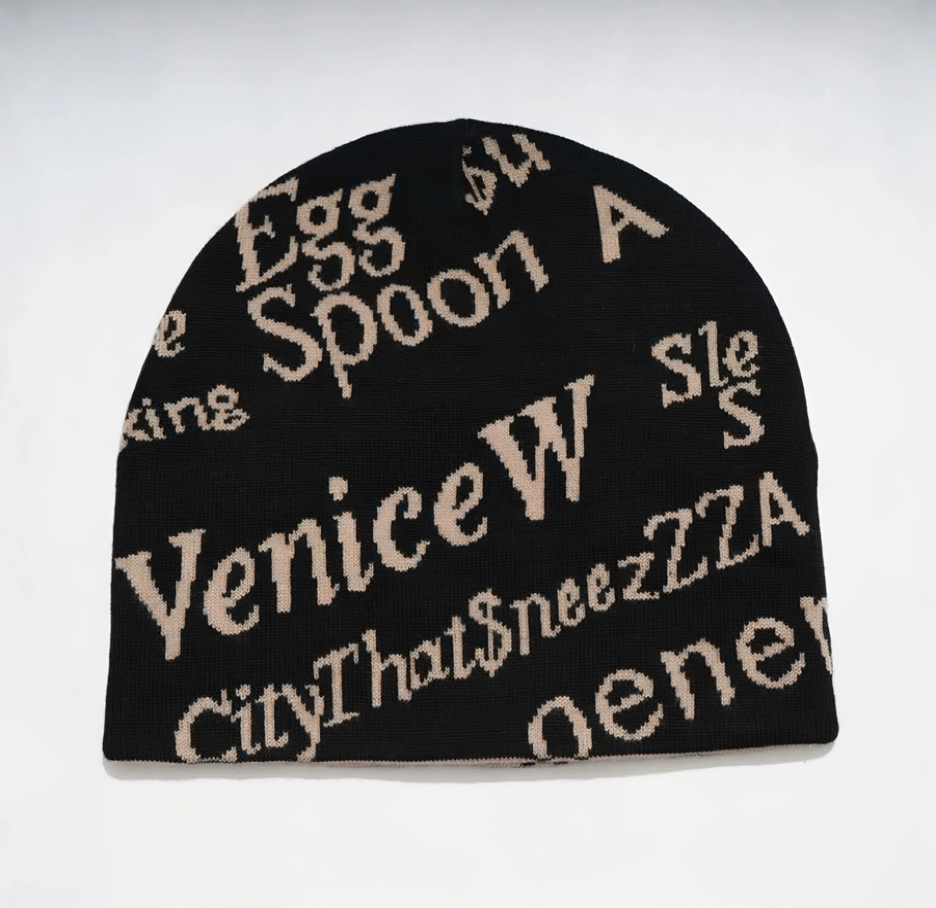 VeniceW Spring/Summer 2026 Reversible Brimless Beanie VCW-H0k-Grey - Image 4