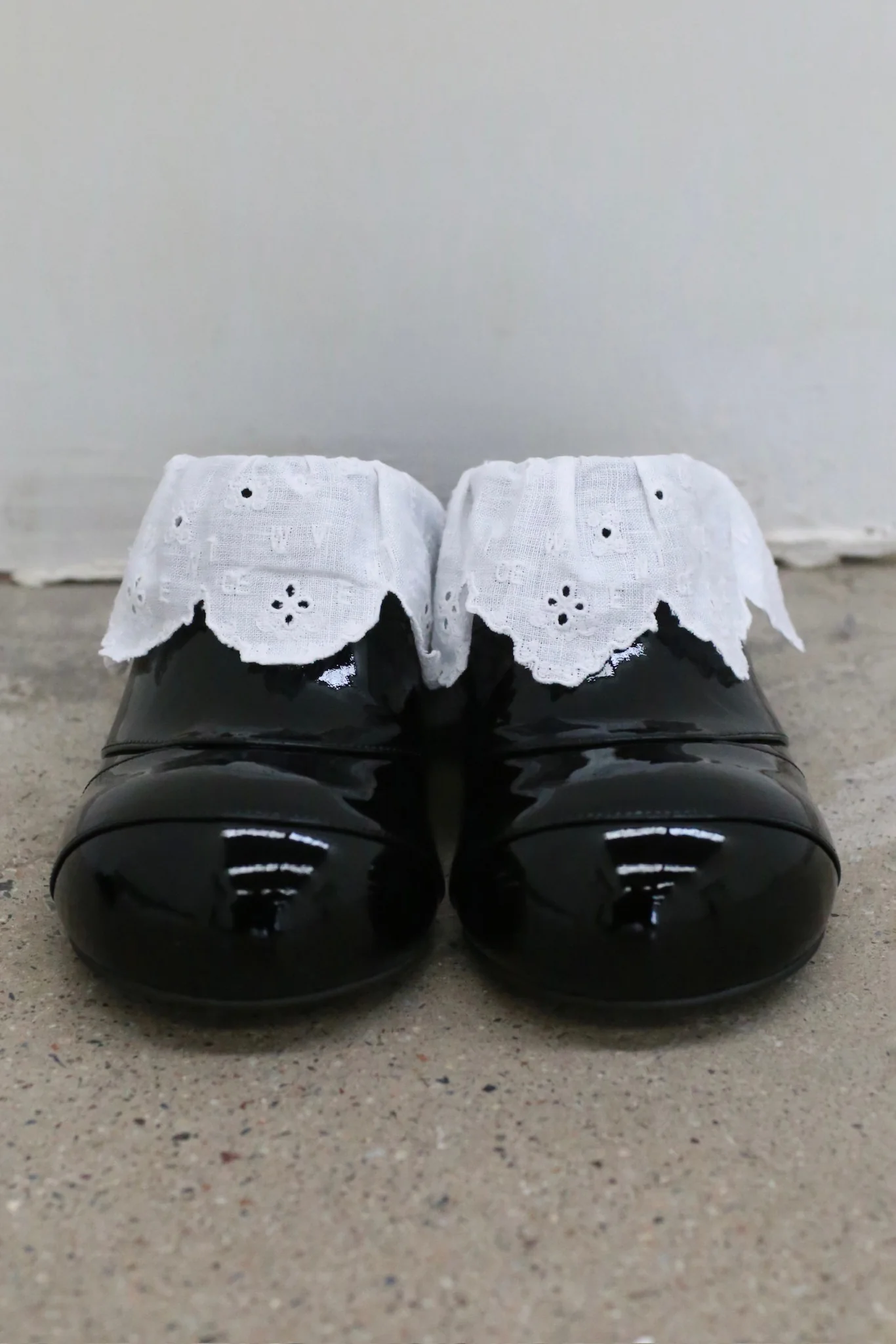 VeniceW Wedding Cocktail Mules VCW-S-13-HSGZ Black Gloss - Image 2