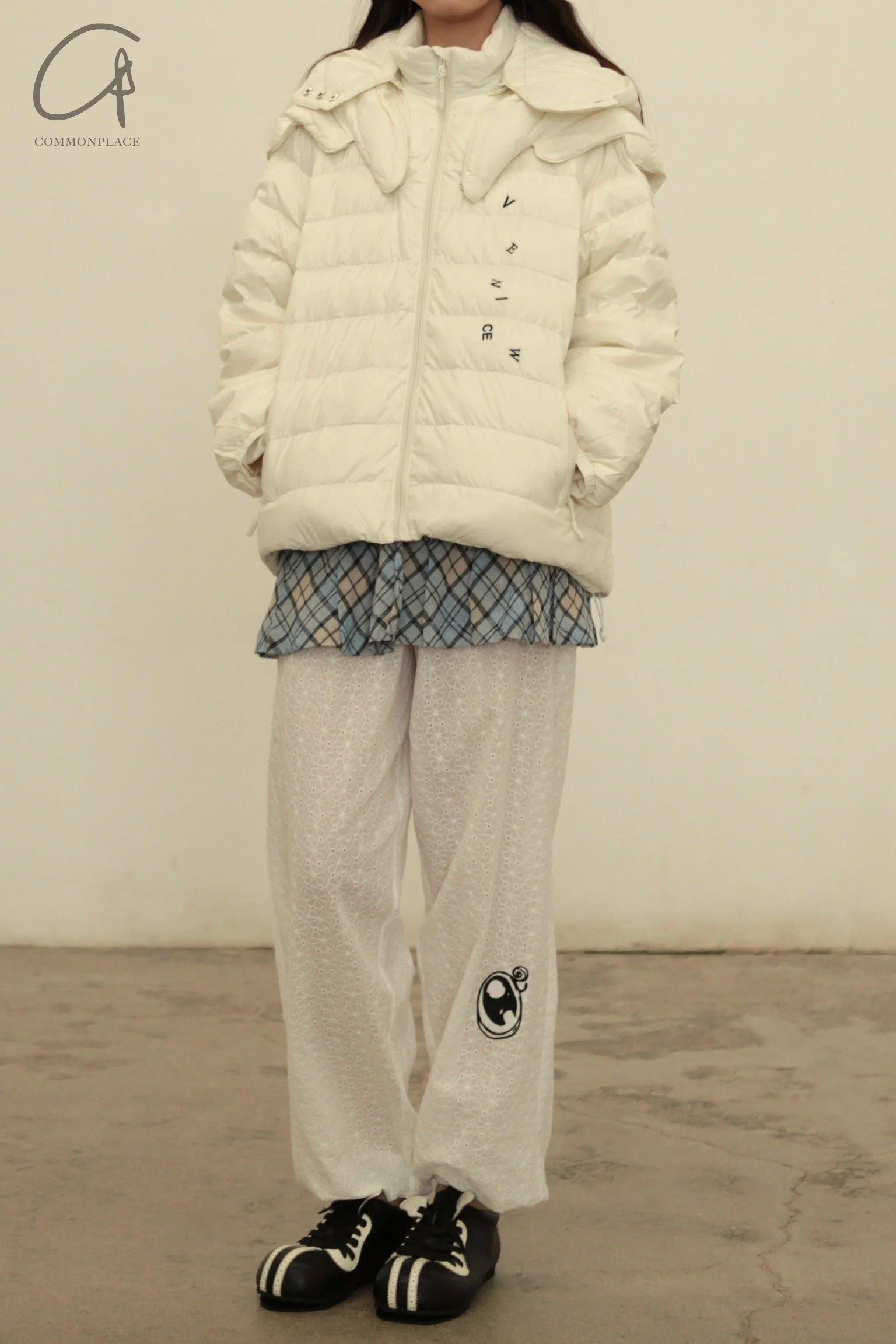 VeniceW Wings Down Jacket VCW-J0-DB white - Image 9