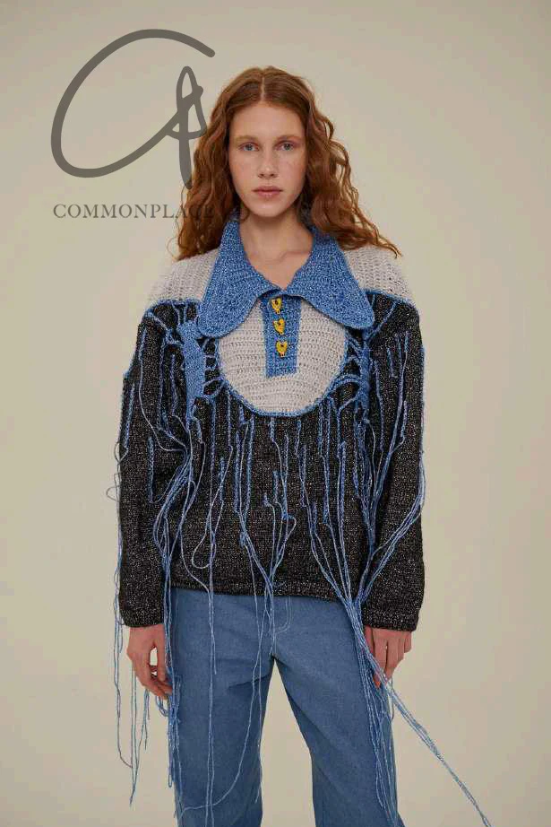 VEREJA metal rooster sweater FW22MRS1 - Image 2
