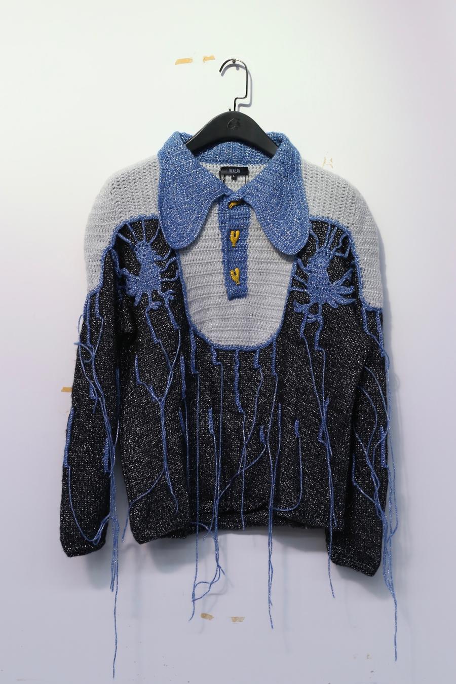 VEREJA metal rooster sweater FW22MRS1 - Image 4