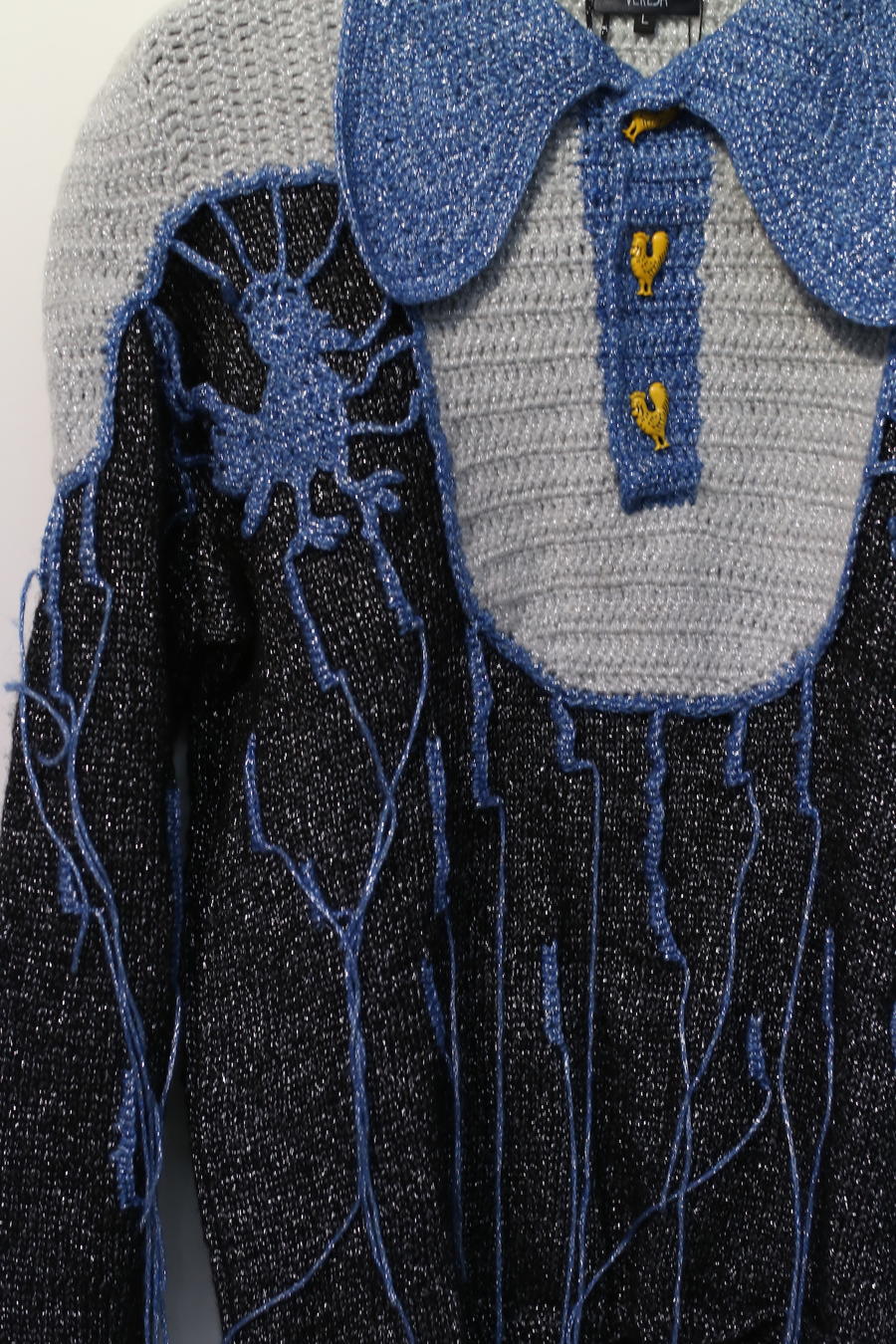 VEREJA metal rooster sweater FW22MRS1 - Image 5