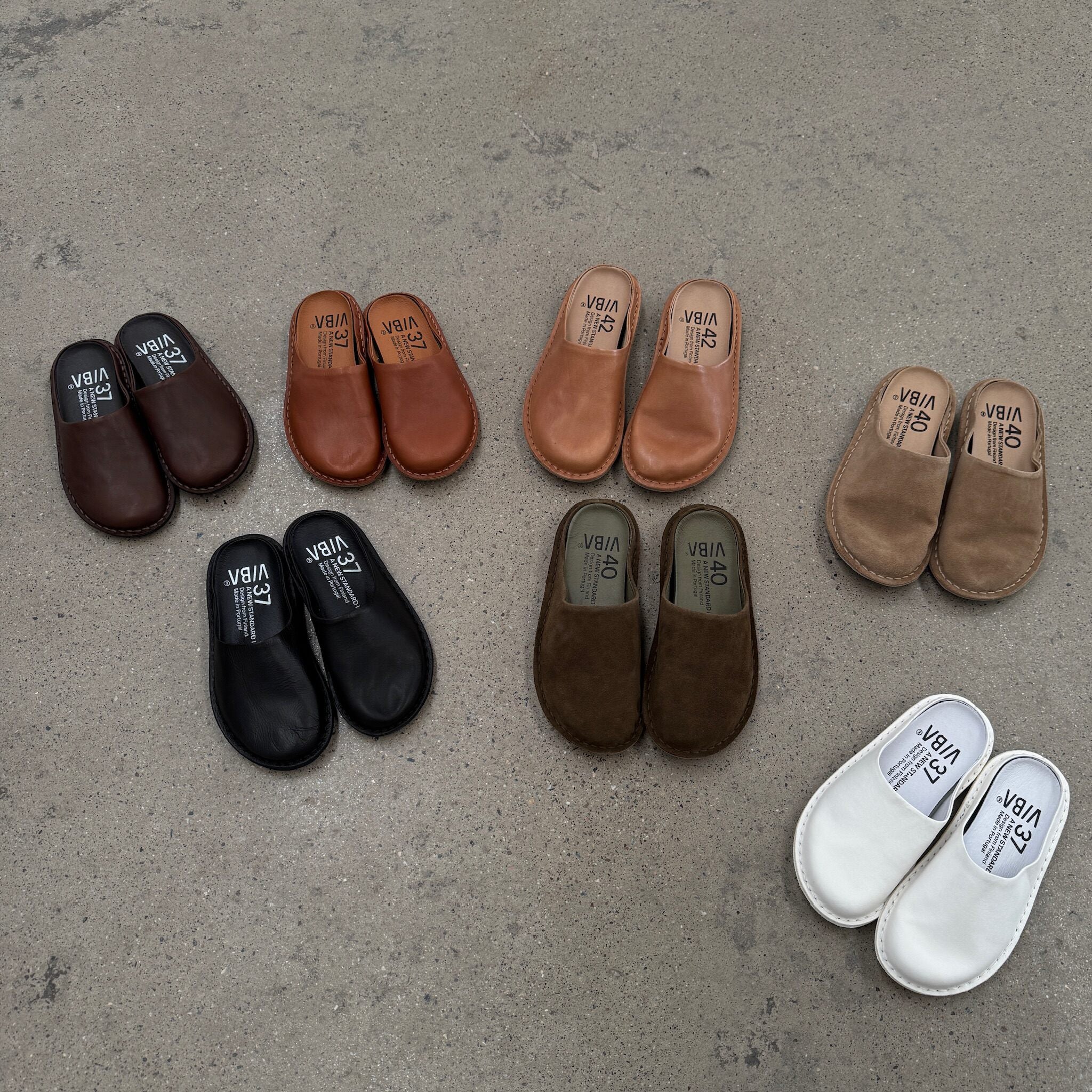 VIBAe Portuguese handcrafted ROMA vegetable-tanned leather sandals, designed for comfort, lightness, and durability. Honest VIBA-ROMA Leather/Bio Suede-BW Bone White (ROMA Leather/Bio Suede) - Image 4