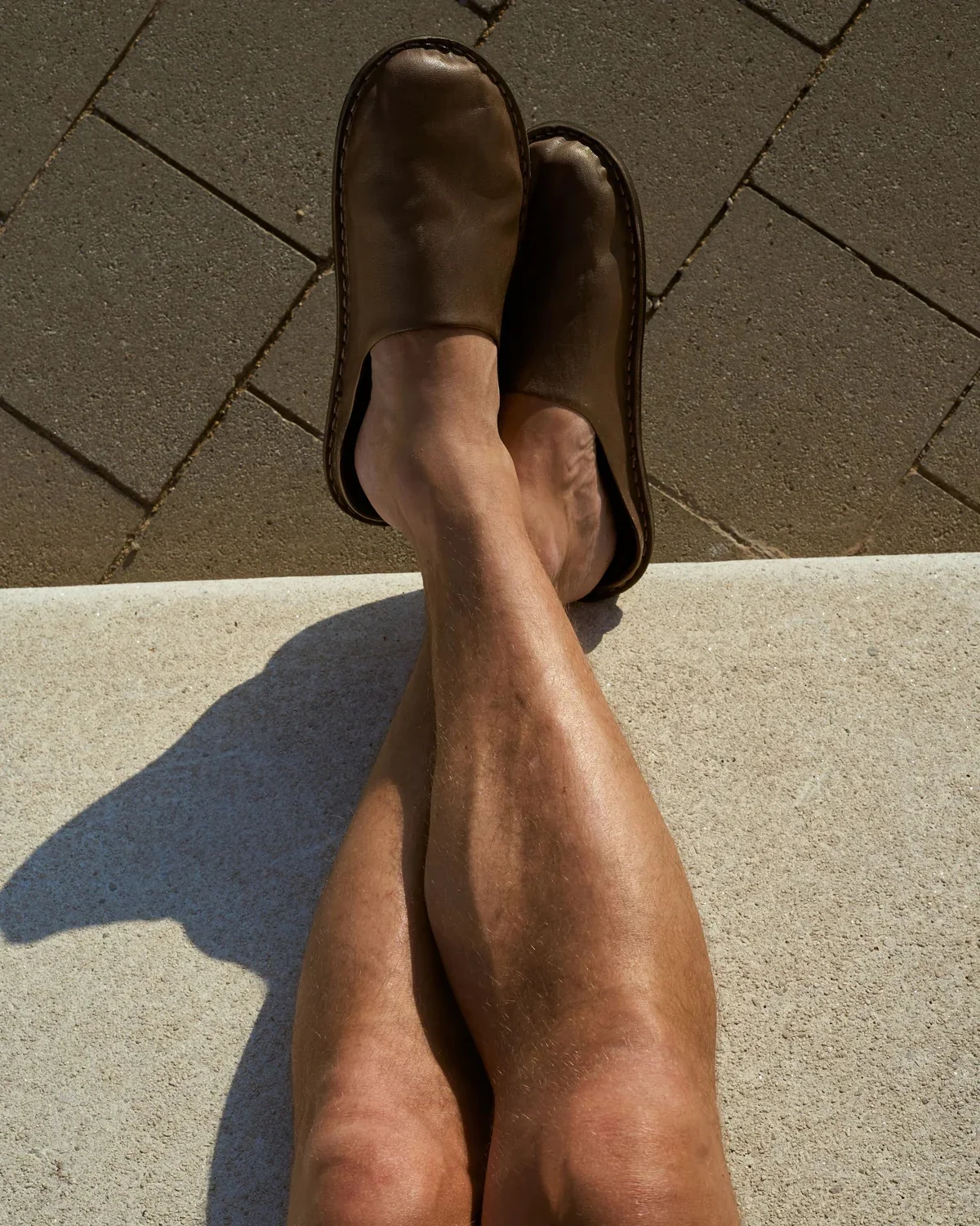 VIBAe Portuguese handcrafted ROMA vegetable-tanned leather sandals, designed for comfort, lightness, and durability. Honest VIBA-ROMA Leather/Bio Suede-CB Cocoa Brown (ROMA Leather/Bio Suede) - Image 9