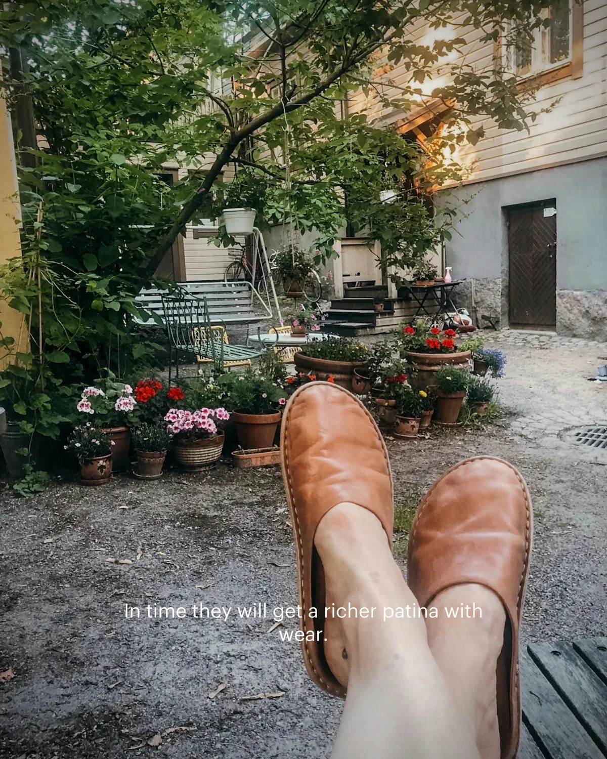 VIBAe Portuguese handcrafted ROMA vegetable-tanned leather sandals, designed for comfort, lightness, and durability. Honest VIBA-ROMA Leather/Bio Suede-FT Fawn Tan (ROMA Leather/Bio Suede) - Image 10