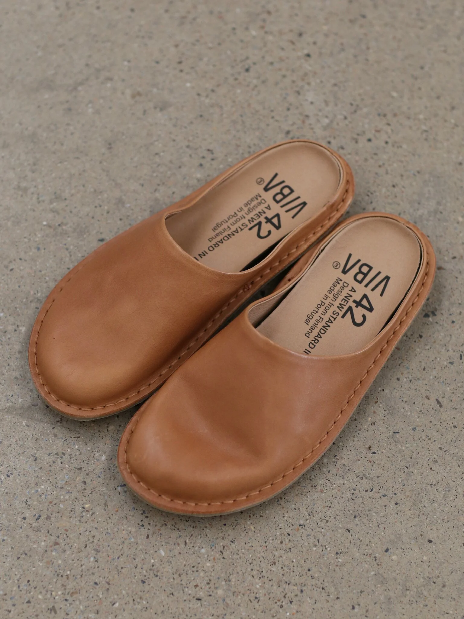 VIBAe Portuguese handcrafted ROMA vegetable-tanned leather sandals, designed for comfort, lightness, and durability. Honest VIBA-ROMA Leather/Bio Suede-FT Fawn Tan (ROMA Leather/Bio Suede) - Image 3