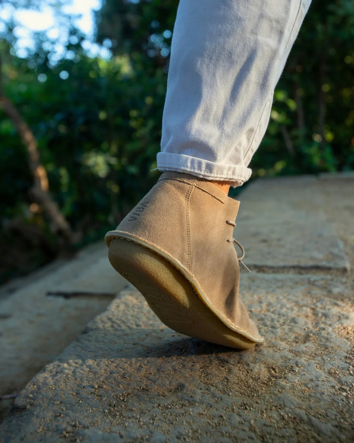 VIBAe Portuguese handcrafted vegetable-tanned JTREE suede shoes, designed for comfort, lightness, and durability. Honest VIBA-JTREE Bio Suede-DS Desert Sand (VIBA-JTREE Bio Suede) - Image 11