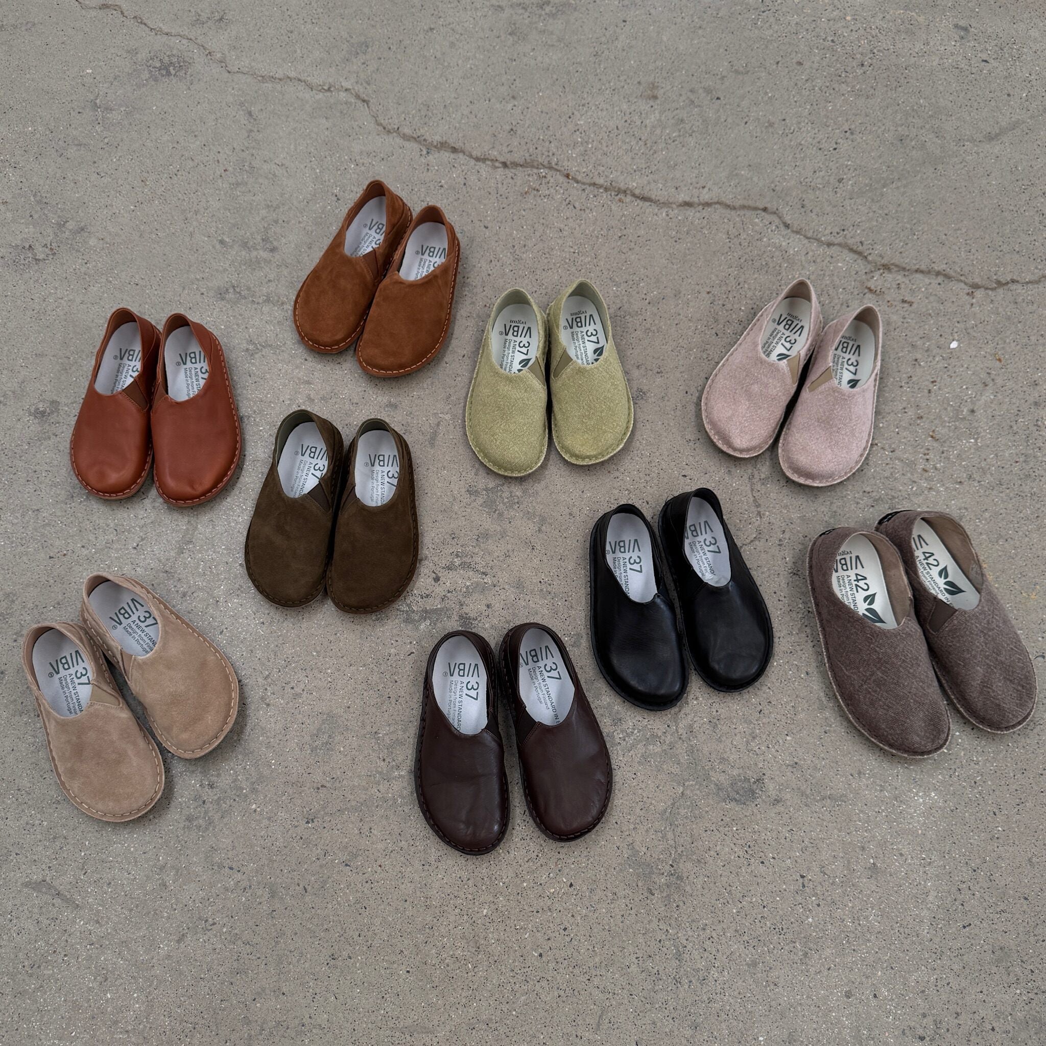 VIBAe Portuguese handmade ZUMA vegetable-tanned leather slippers, reversible, suitable for long walks. VIBA-ZUMA Leather/Bio Suede-CB1 Cognac Brown (VIBA-ZUMA Leather/Bio Suede) - Image 7