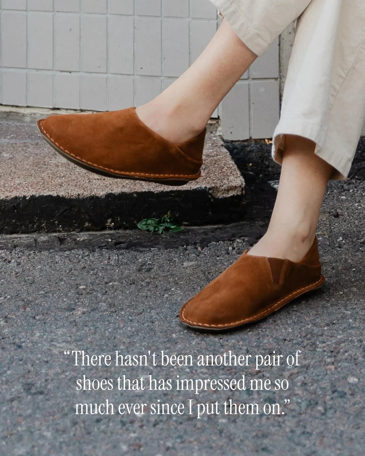 VIBAe Portuguese handmade ZUMA vegetable-tanned leather slippers, reversible, suitable for long walks. VIBA-ZUMA Leather/Bio Suede-STB Suede Tan Brown (VIBA-ZUMA Leather/Bio Suede) - Image 9