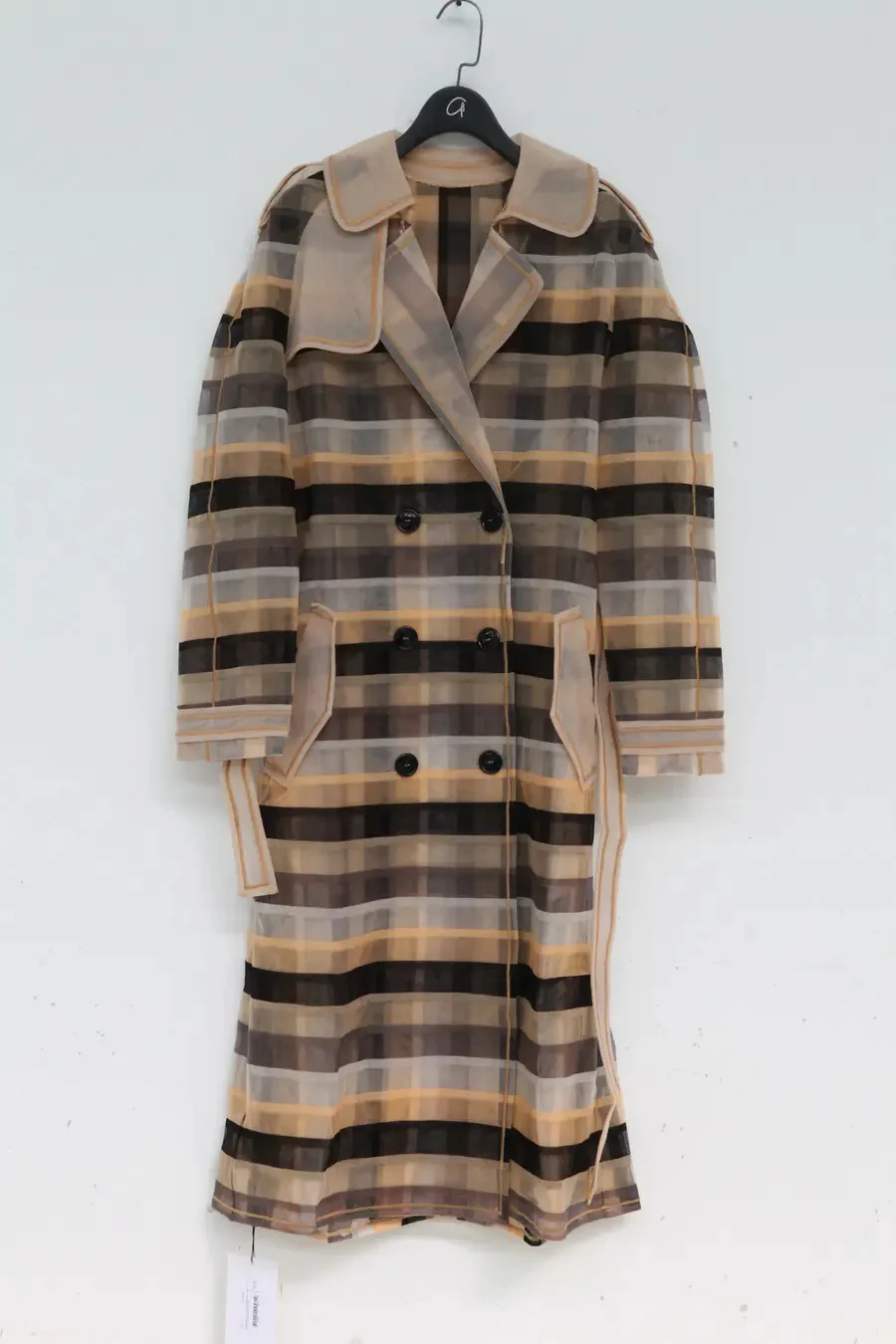 VIKTOR&ROLF Tulle double-breasted lace-up coat CHECK ME OUT (TLU038B-20-120) - Image 6