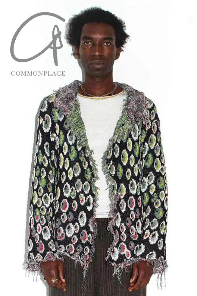 Vitelli 24 spring and summer reverse wide-angle collar blazer VTL-VIT050-HEI black - Image 7