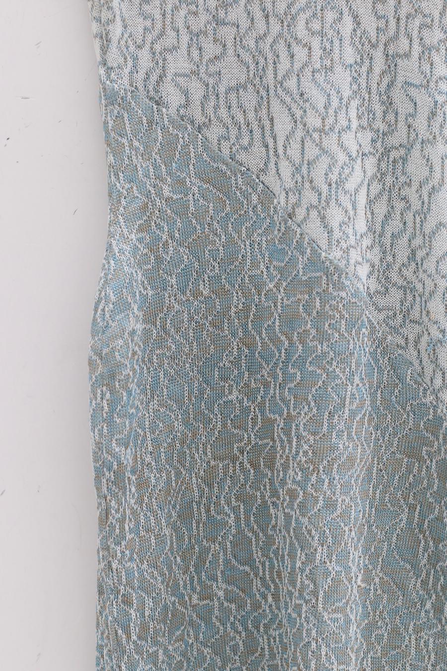 Vitelli Azure Rib + Electric Jacquard Asymmetric Dress SS23_D26_F00SD_J2 - Image 10