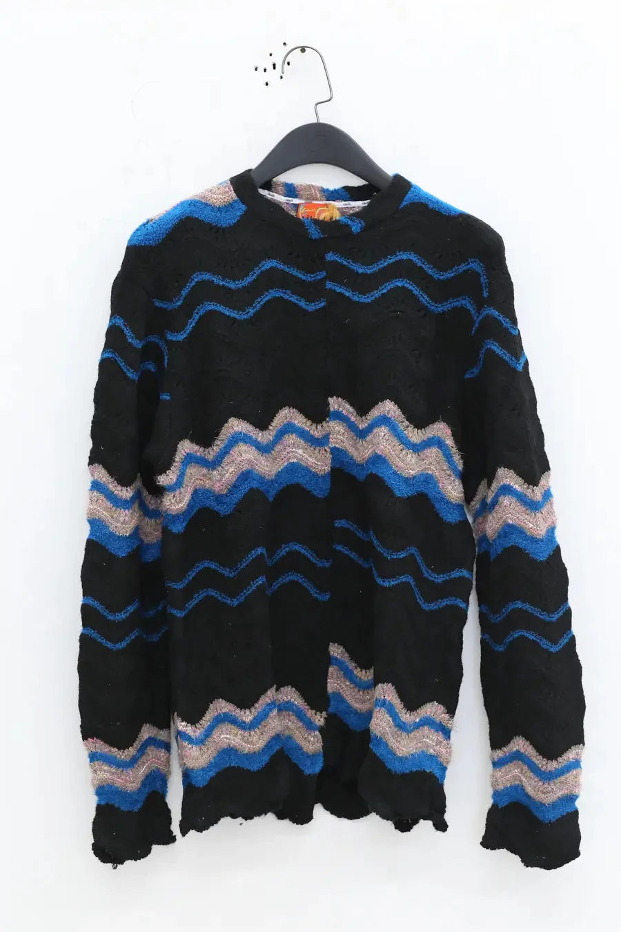 Vitelli Breaker Jacquard Sweater PFW23_VIT0031_J14 Black Blue - Image 4