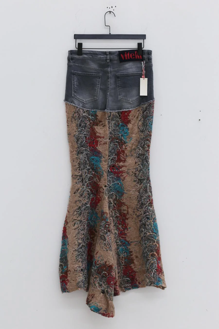 Vitelli Denim Mermaid Dress SS23_D45_F10MPK_M2 - Image 8