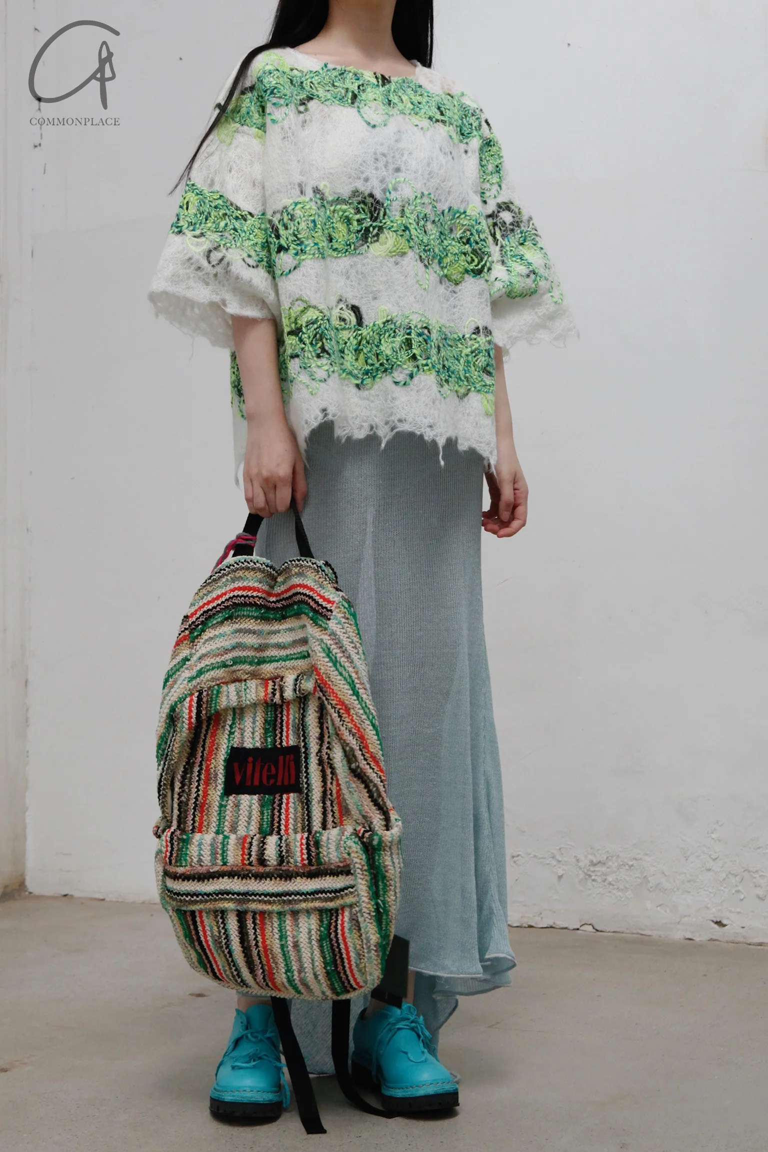 Vitelli Dumbo T-shirt 23 Spring/Summer Italy VTL-SS23_D37_G20MT_M6-BAILV White/Green - Image 3