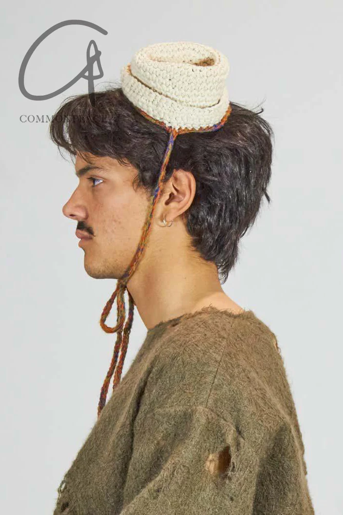 Vitelli hook needle mini soft woolen hat FW22_OKT_B001 - Image 11