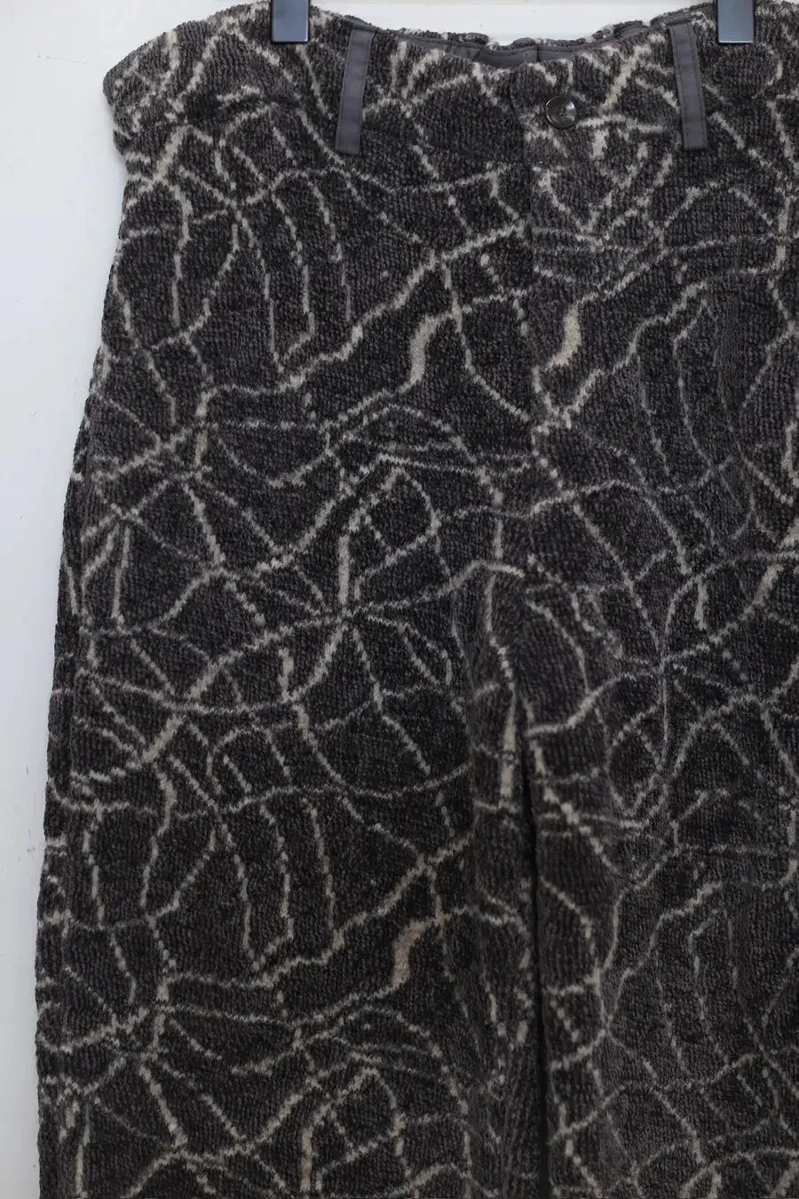 Vitelli jacquard balloon pants PFW23_VIT0026_J5 dark gray PV19 - Image 2
