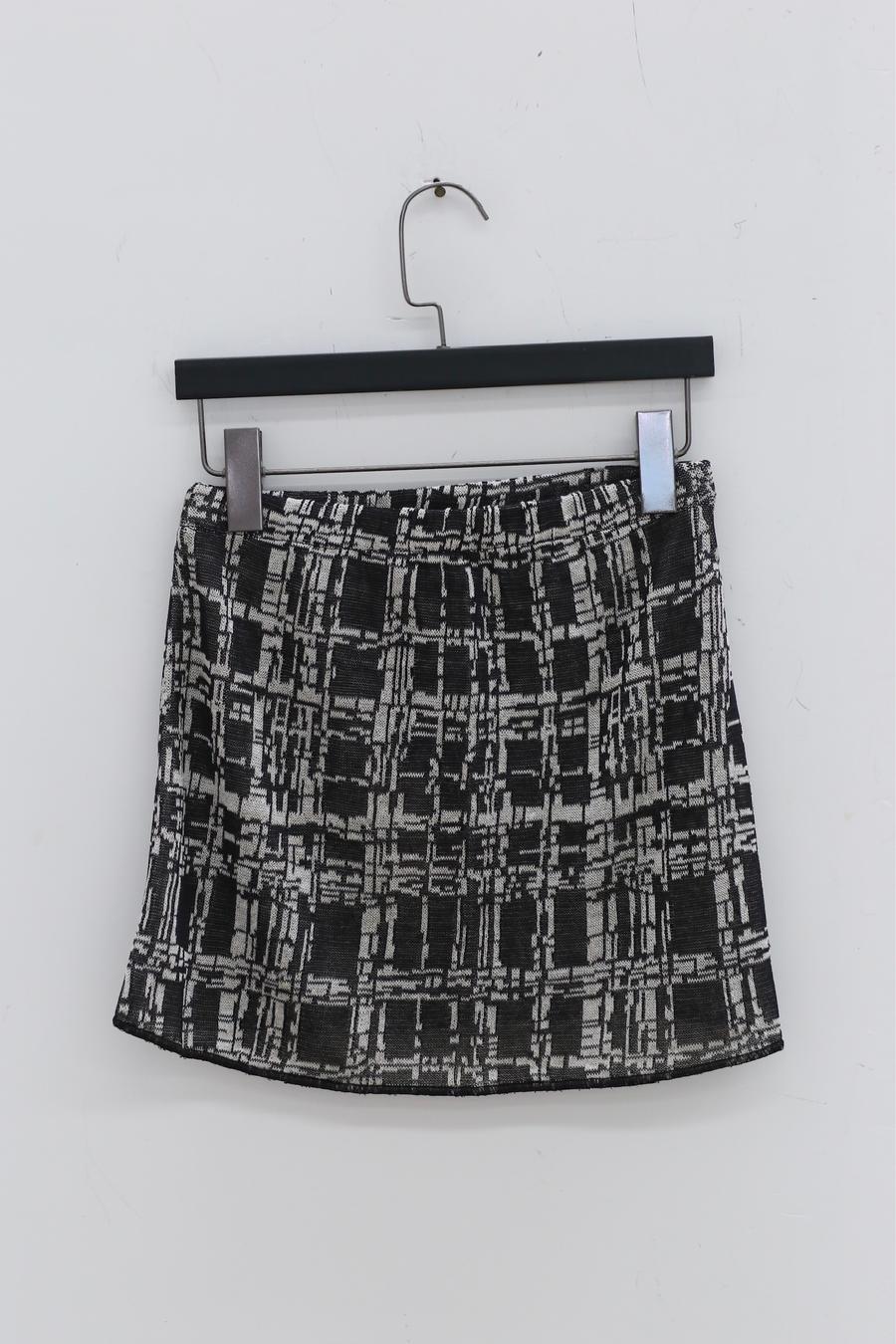 Vitelli jacquard mini skirt SS23_D47_F13MK_J5 - Image 4