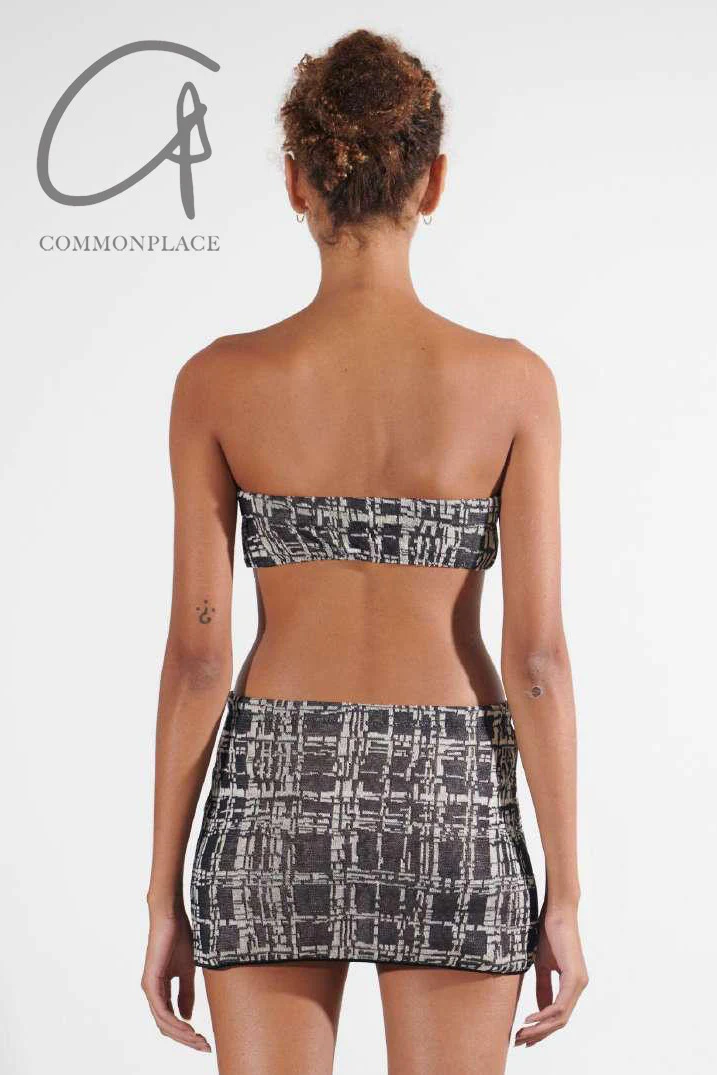 Vitelli jacquard mini skirt SS23_D47_F13MK_J5 - Image 7