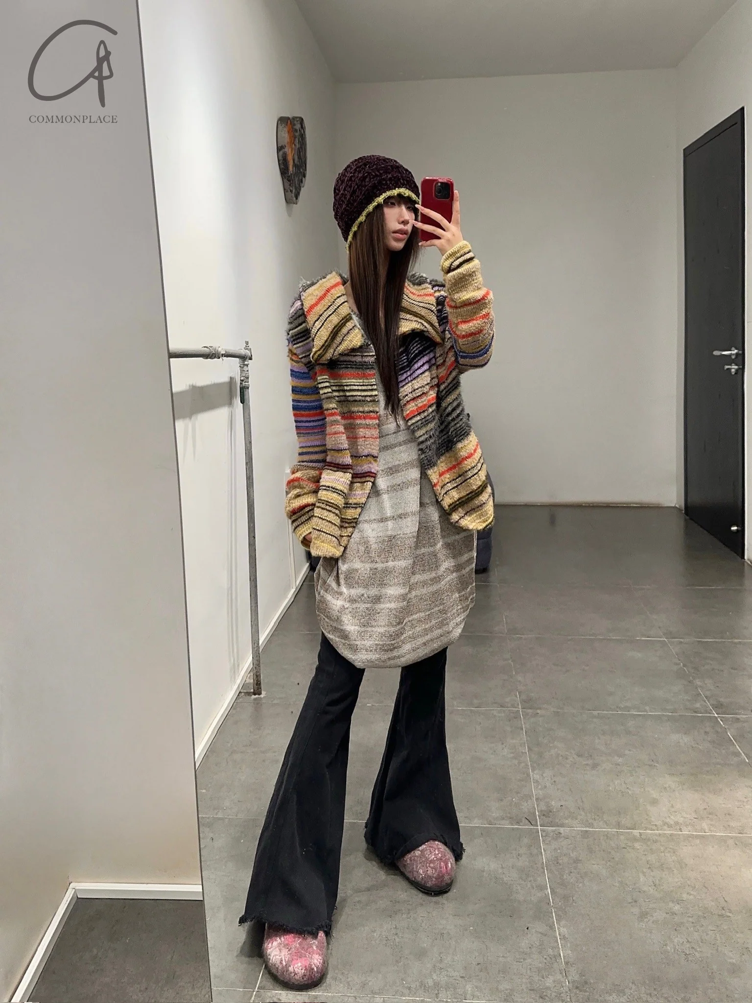 Vitelli knitted moto jacket FW23_VIT0093_SA - Image 11