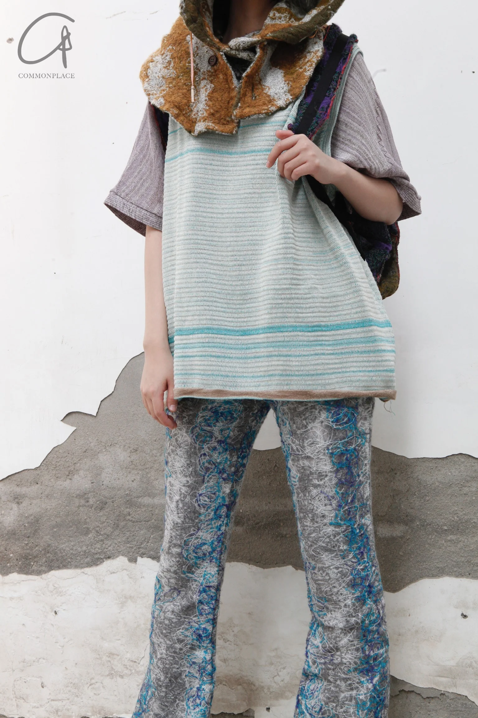 Vitelli Large Knit Tank Top SS22_VM002_SKY - Image 2