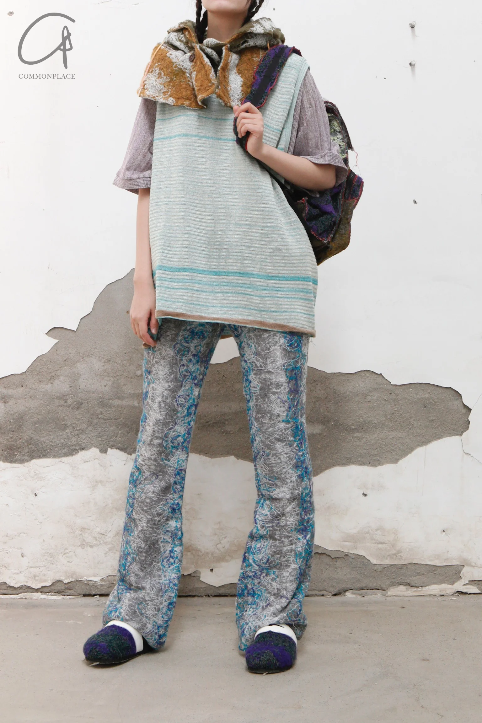 Vitelli Large Knit Tank Top SS22_VM002_SKY - Image 3