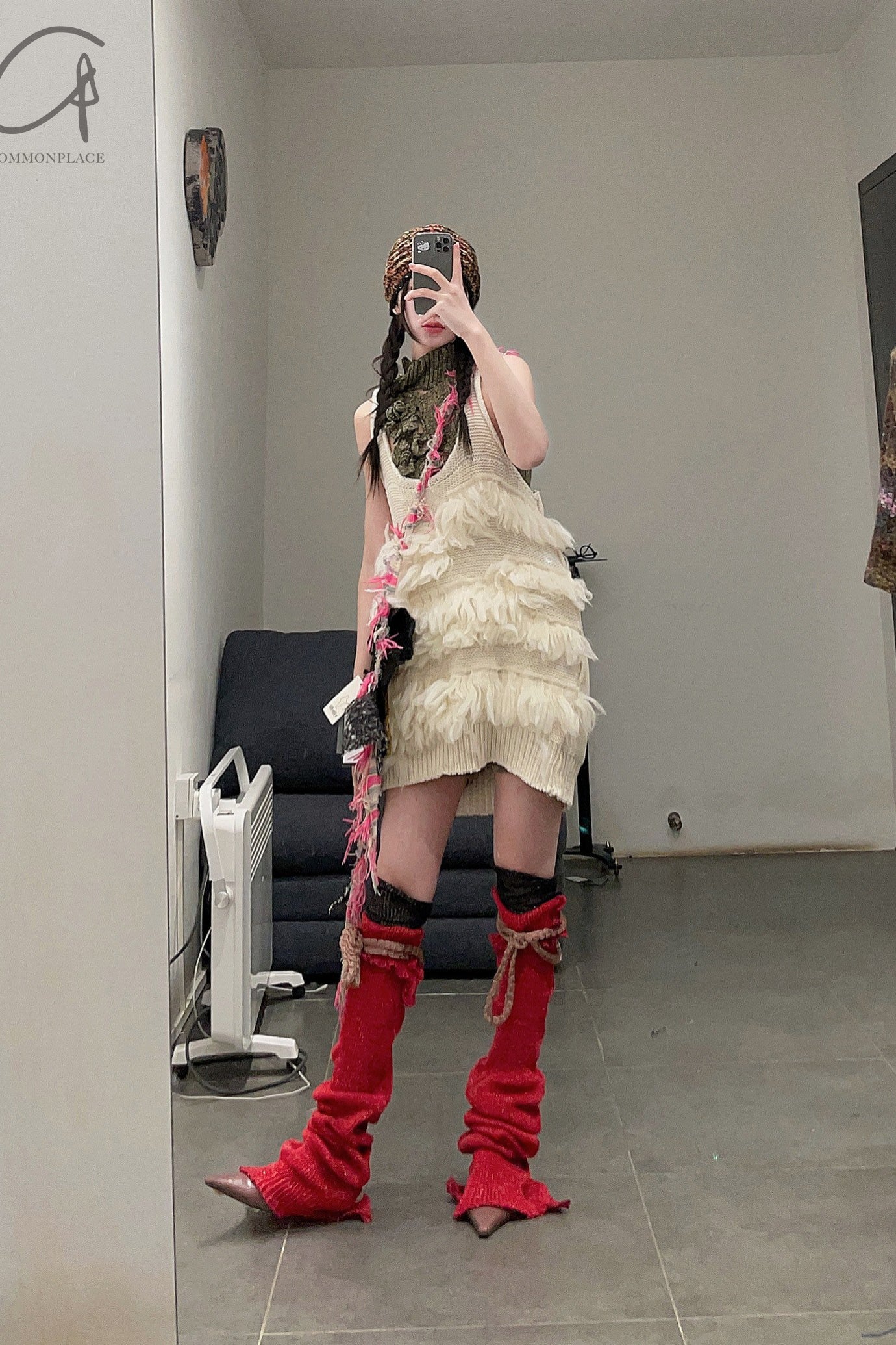 Vitelli leg cover FW22_LFT_002 dark red - Image 22