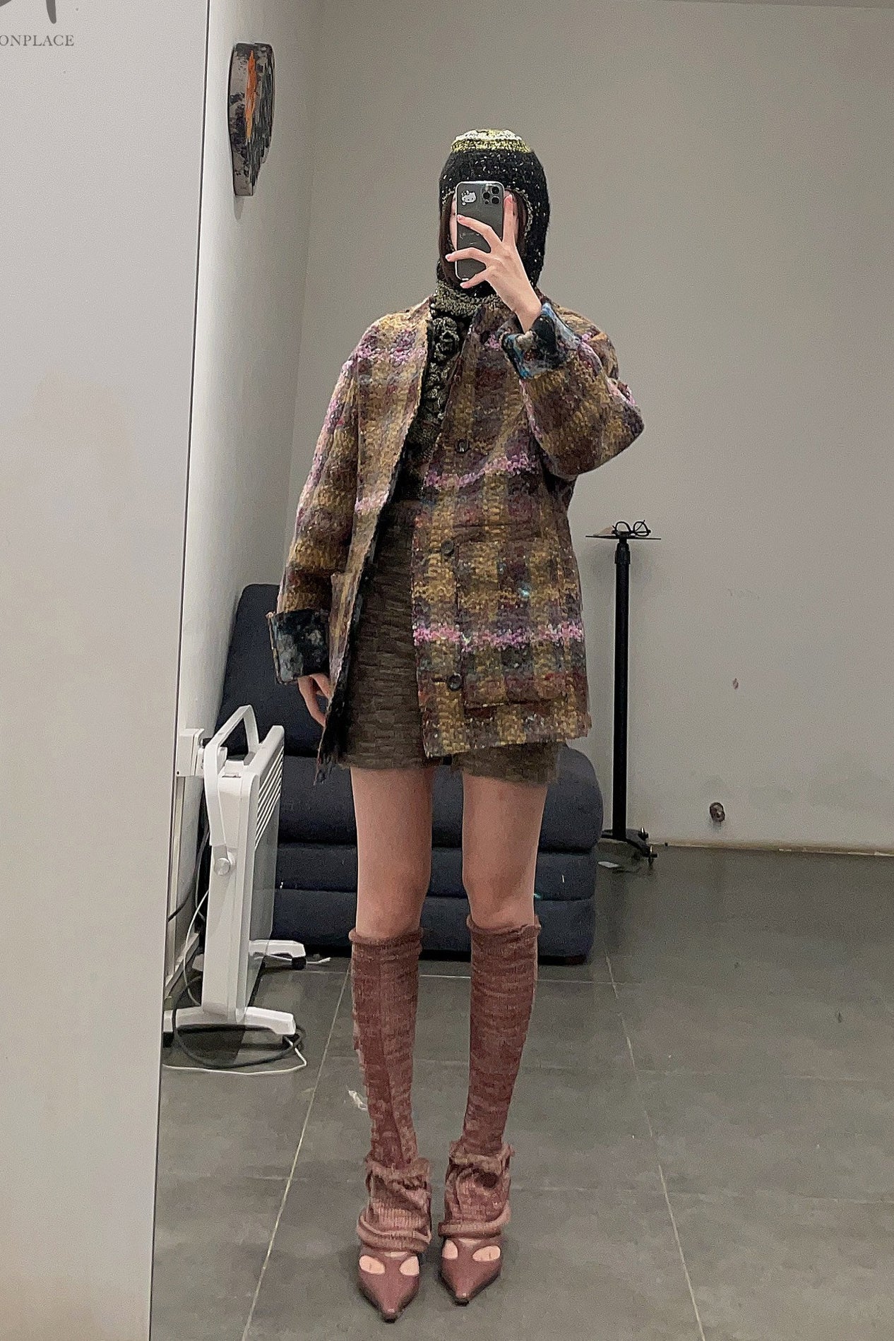 Vitelli leg cover FW22_LFT_002 gray coffee - Image 25