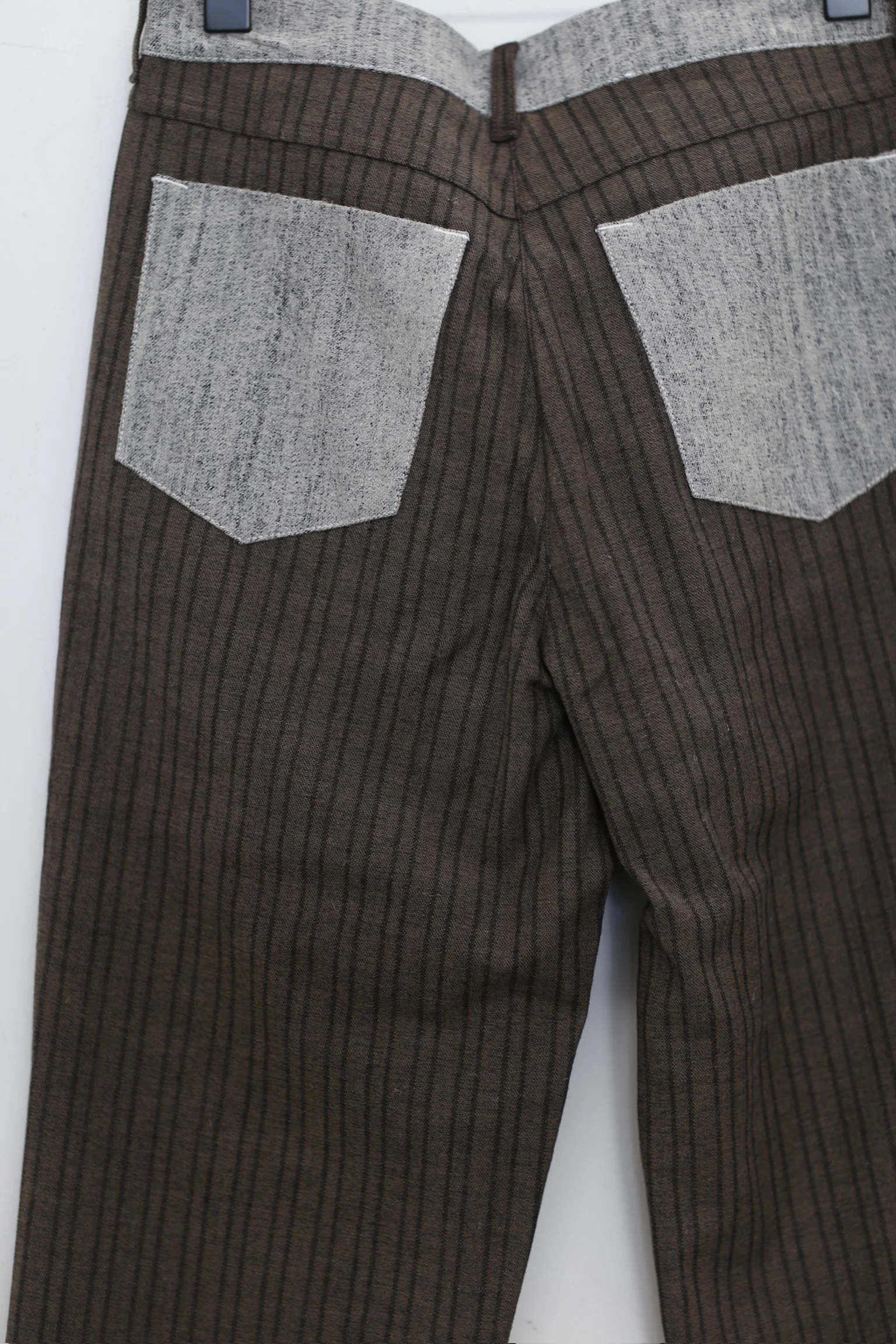 Vitelli needle punched wool straight pants FW23_VIT0122_T2 - Image 3