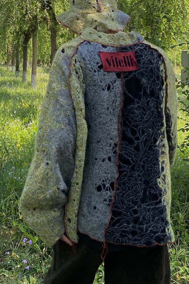 Vitelli patchwork raglan jacket SS22_RVIT01 - Image 3