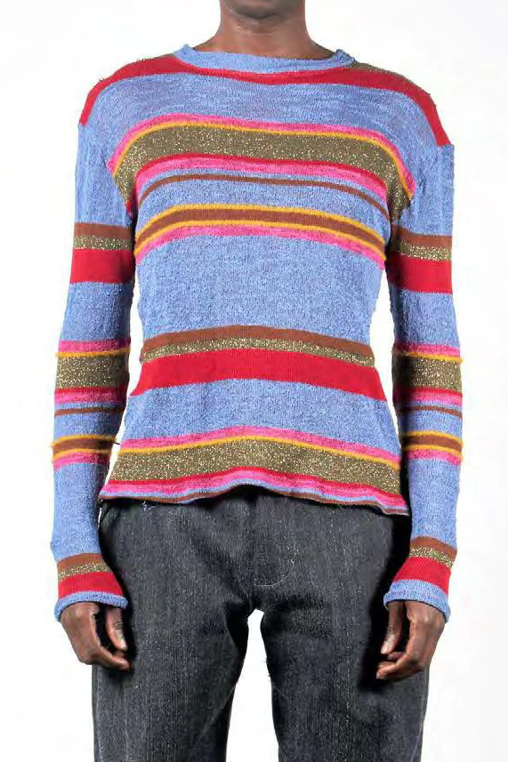 Vitelli post-hippie striped sweater PFW23_VIT0032_J9 - Image 5