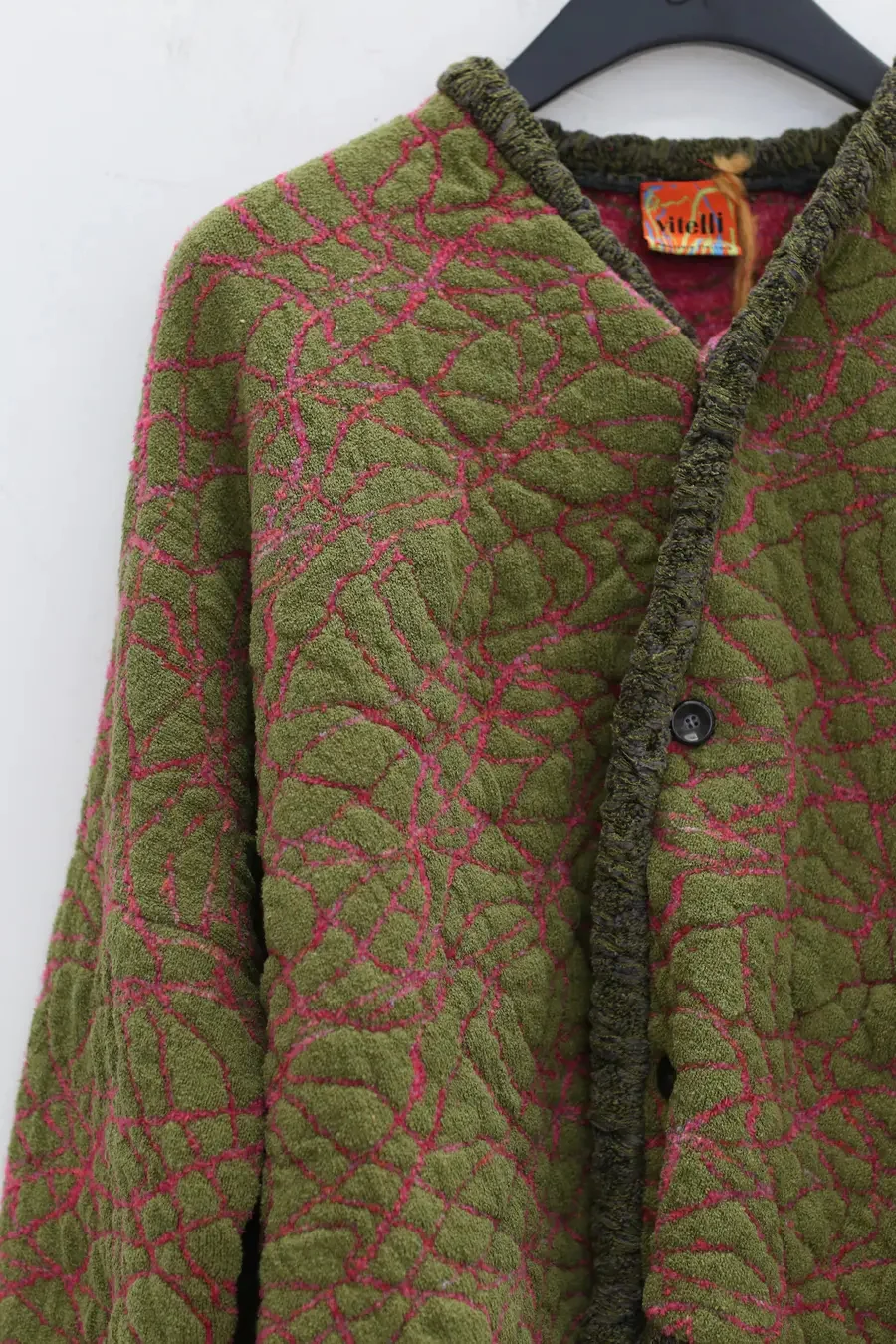 vitelli reversible bright aged jacquard cardigan PFW23_VIT004_J4 - Image 13