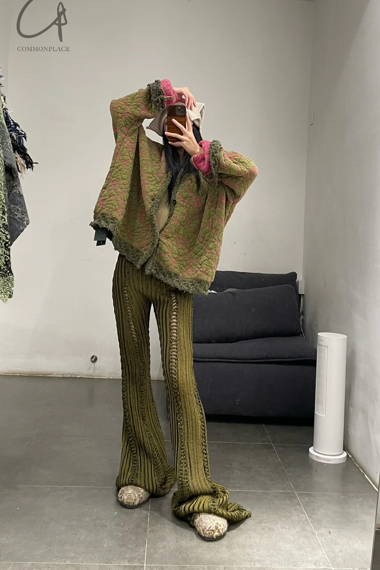 vitelli reversible bright aged jacquard cardigan PFW23_VIT004_J4 - Image 18