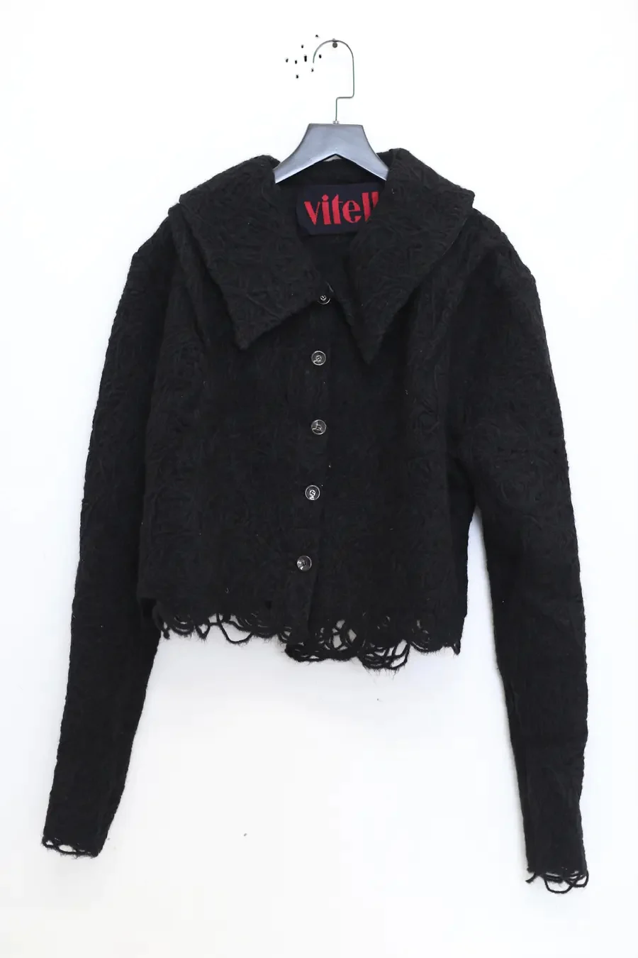 Vitelli square collar core motorcycle jacket FW23_VIT0092_M10