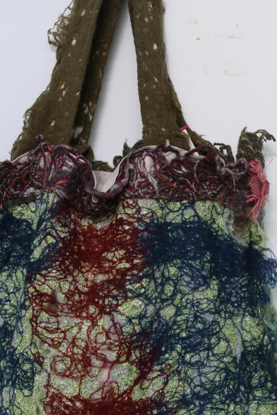 Vitelli patchwork handbag-large size FW22_DMB_D028C color patch 1 PV17 - Image 2