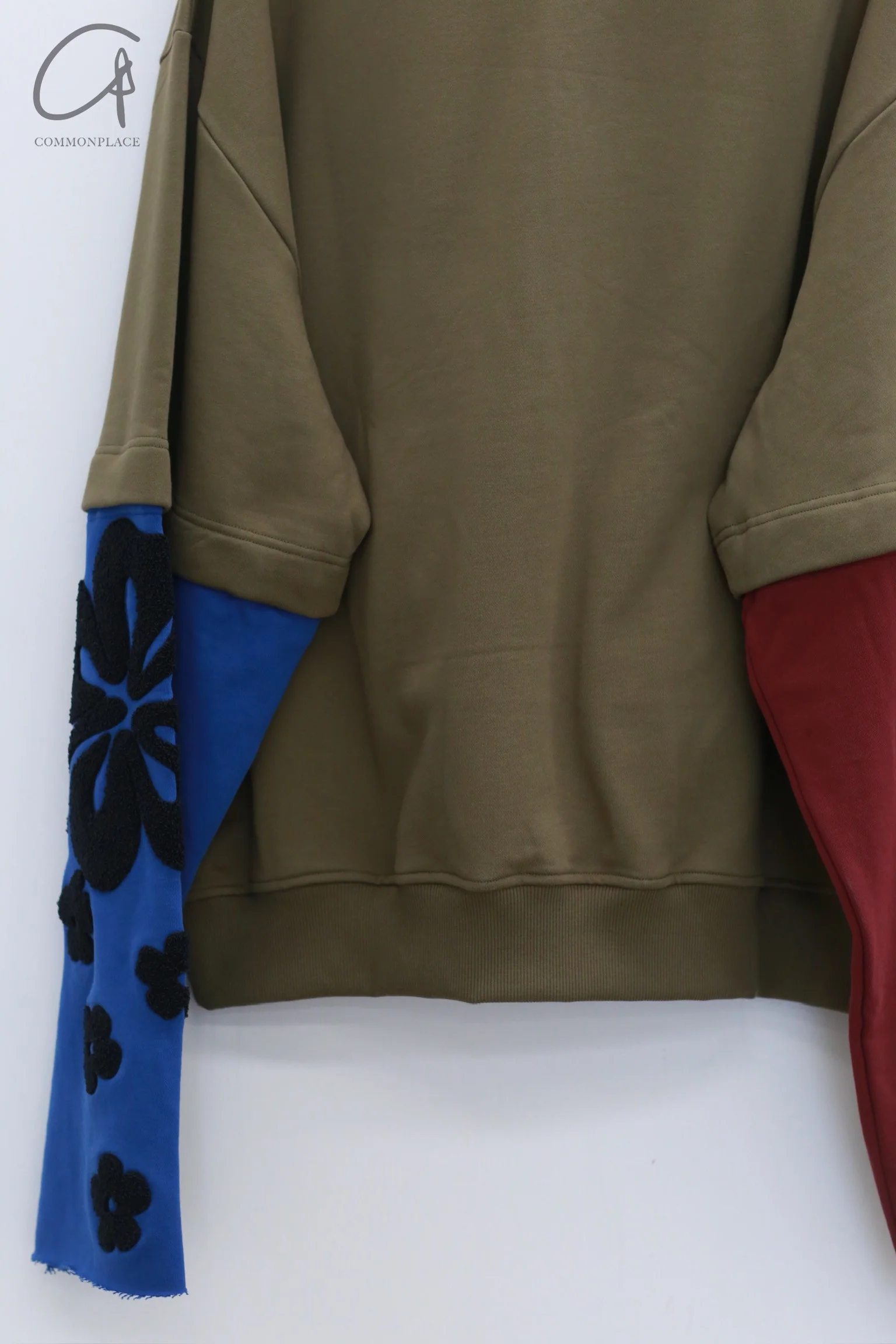Walter Van Beirendonck 24 Autumn and Winter Black Hole Sweatshirt/Sweatpants Belgium WVB-8018-JUNLV Military Green Top - Image 3
