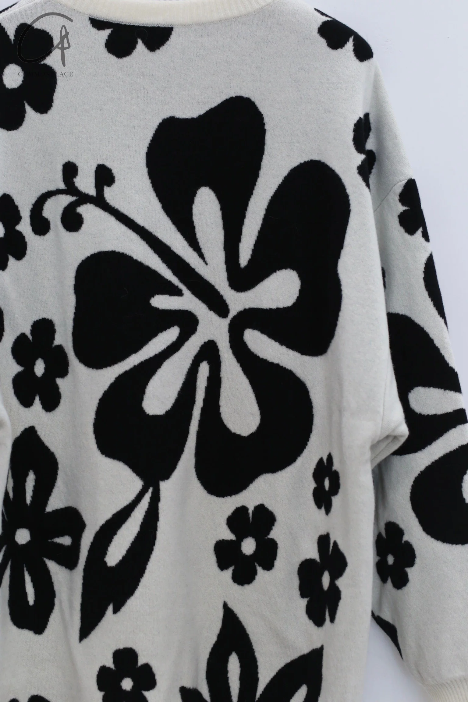 Walter van beirendonck 24 autumn and winter round neck sweater WVB-5001-Comb.I White - Image 3
